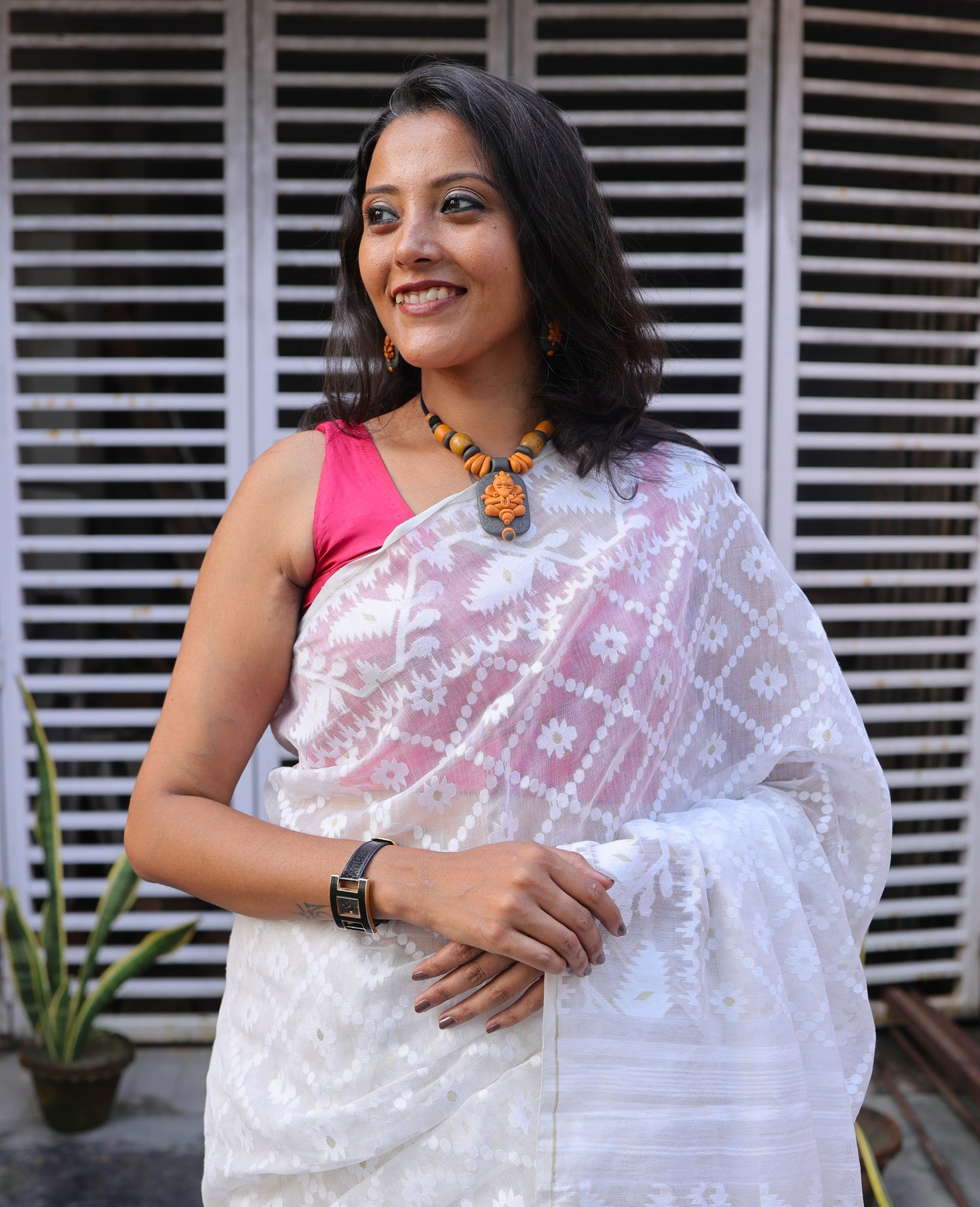 Devavrata Poly Ceramic Necklace & Earring set