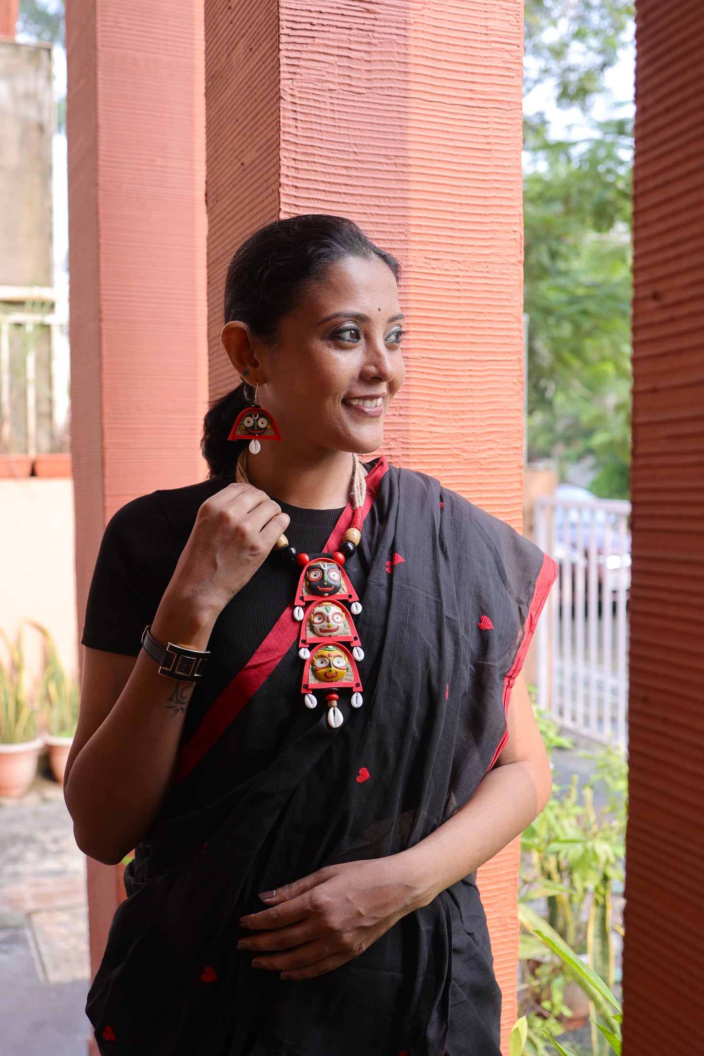 Govinda Poly Ceramic Necklace & Earring set