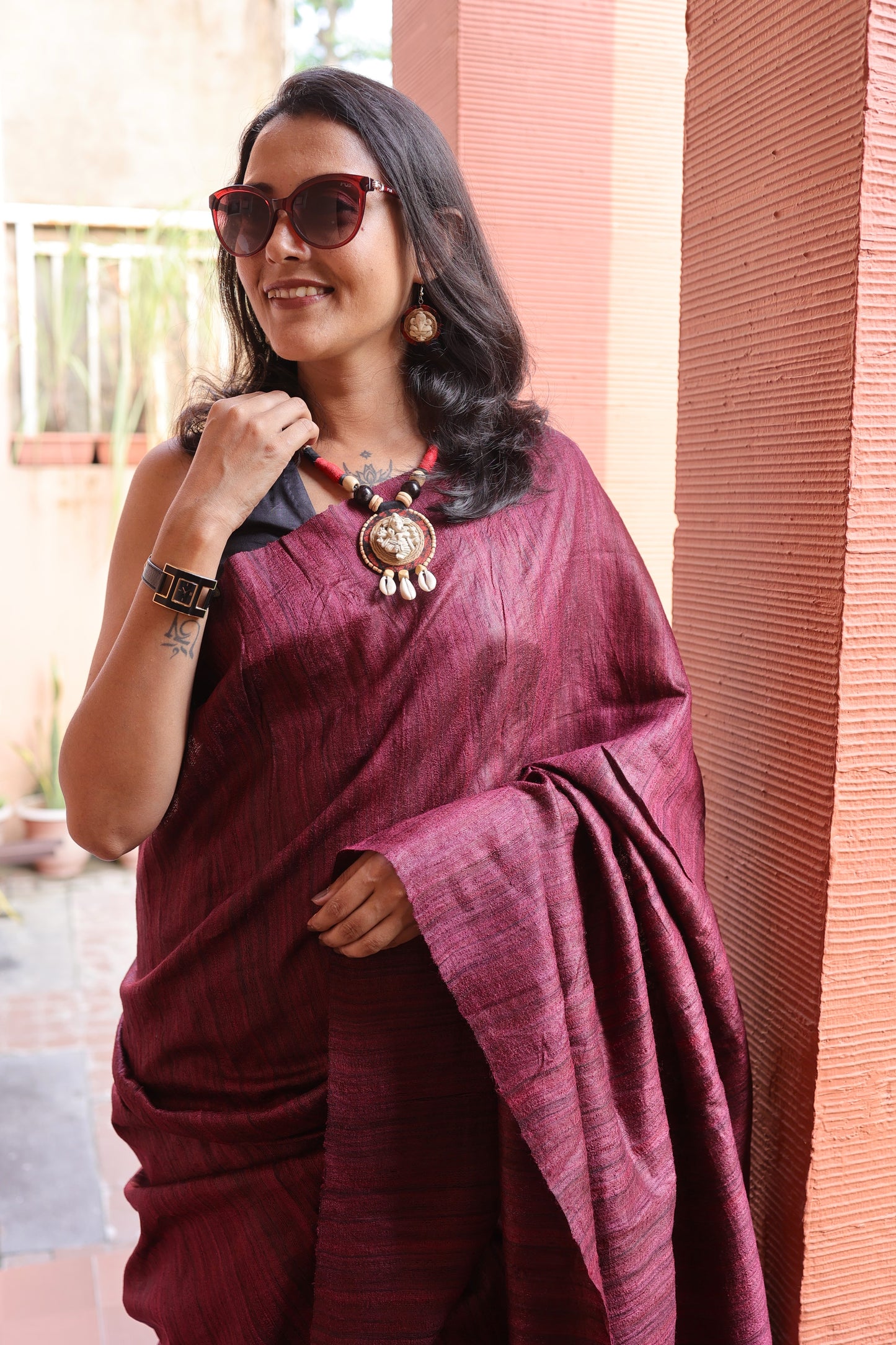 Gajanan Poly Ceramic Necklace & Earring set