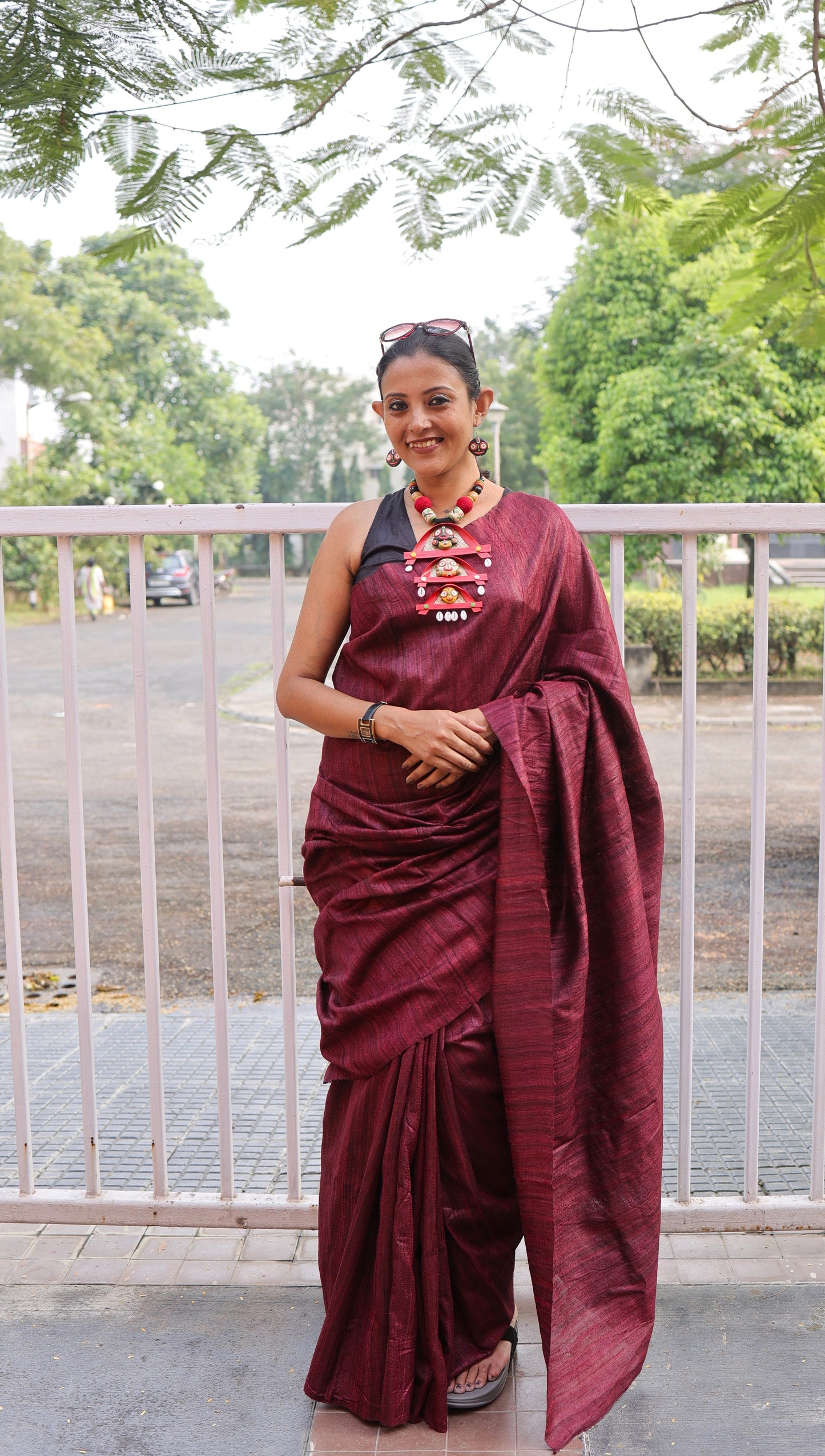 Vasudeva Poly Ceramic Necklace & Earring set