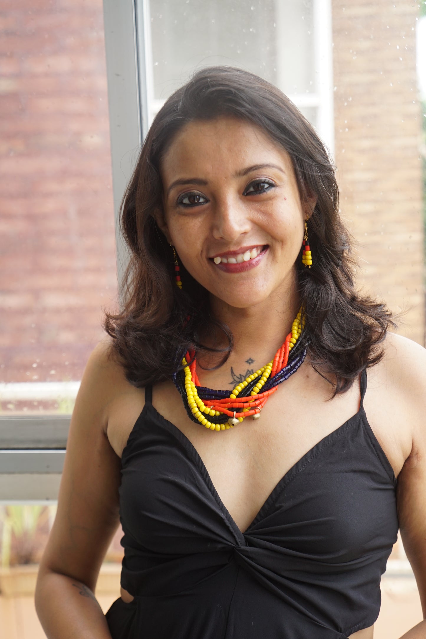Gloria Naga Tribal Necklace & Earrings set