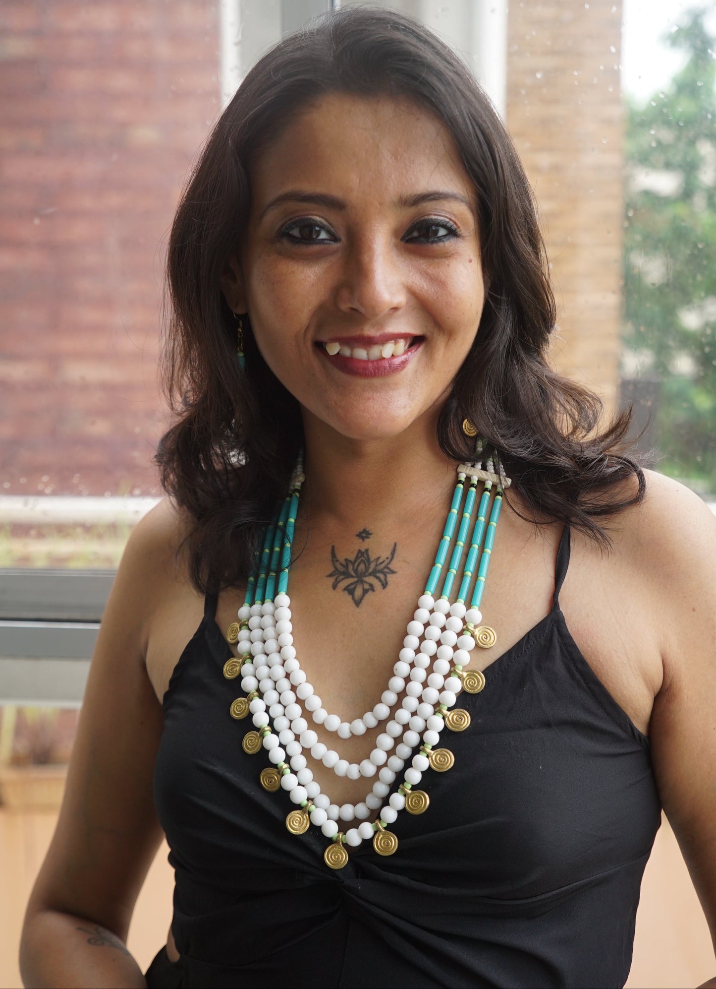 Samantha Naga Necklace & Earrings set