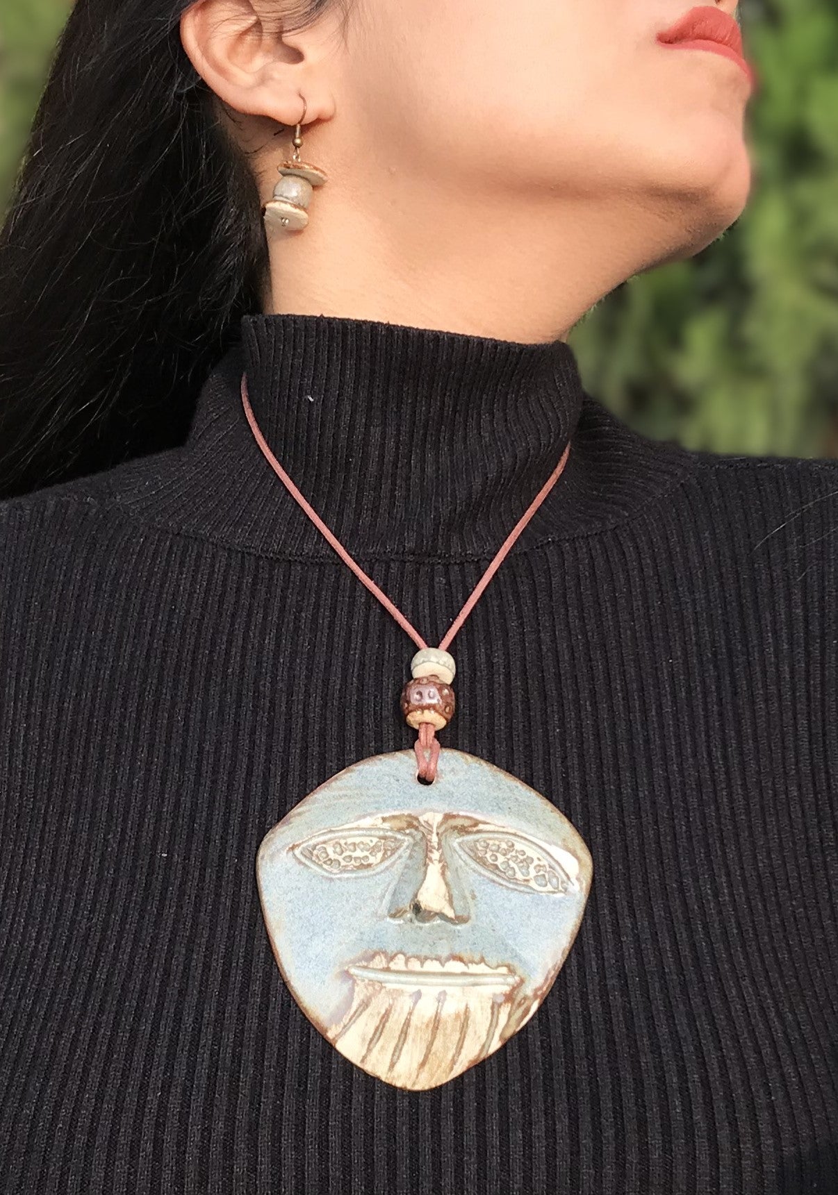 Andie Ceramic Necklace & Earring set