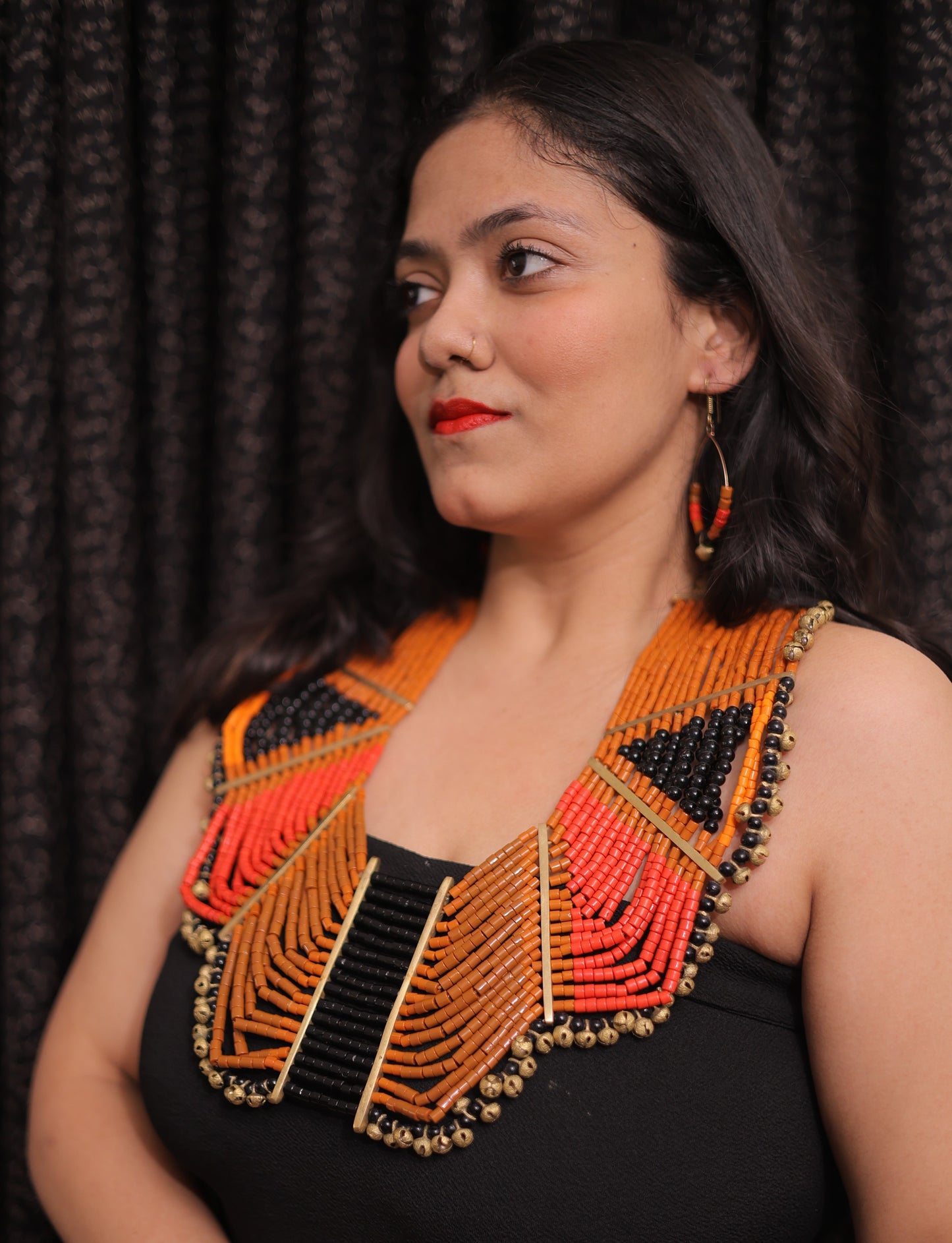 Victoria Naga Tribal Necklace & Earrings set