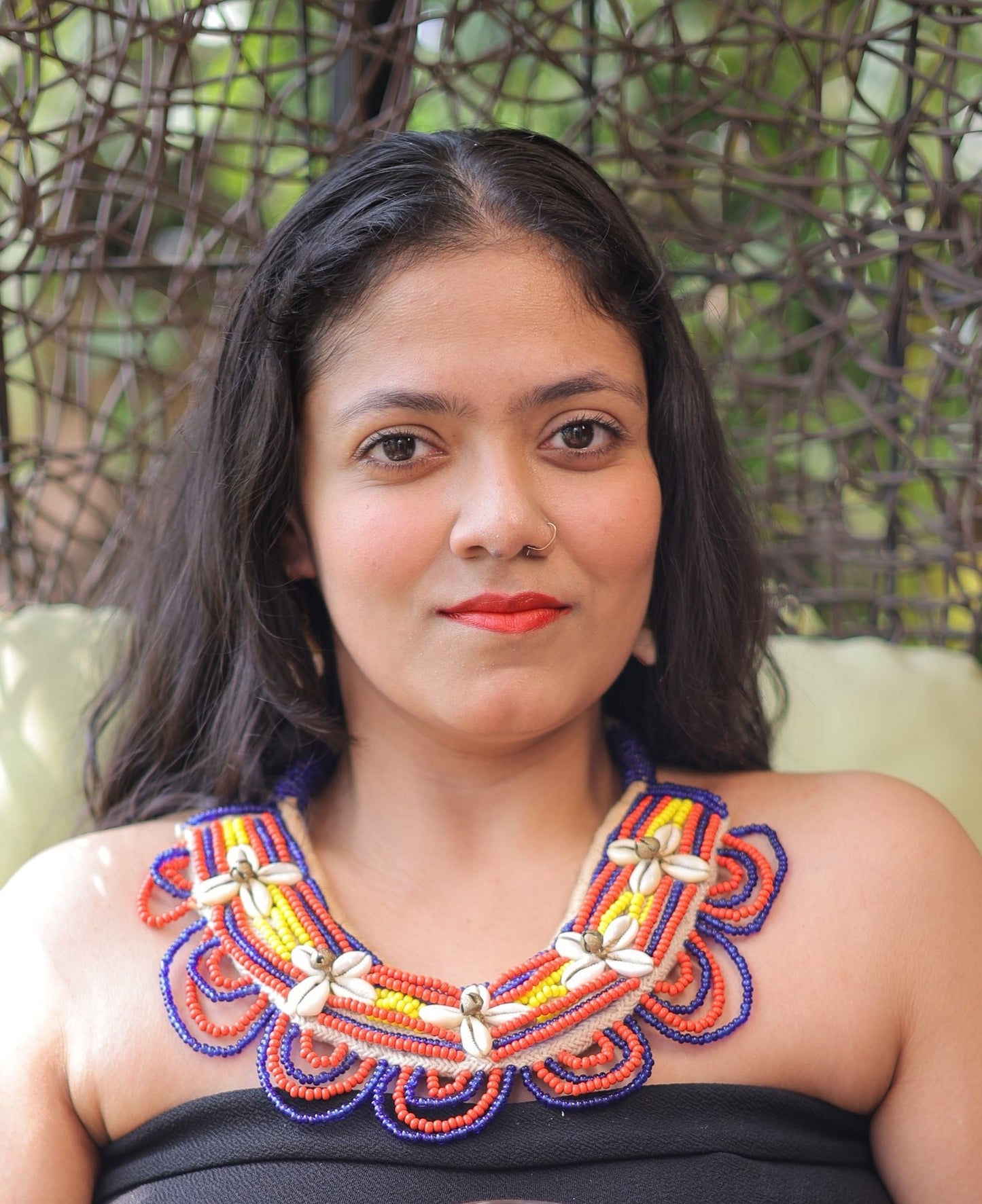 Katrina Naga Tribal Necklace & Earrings set