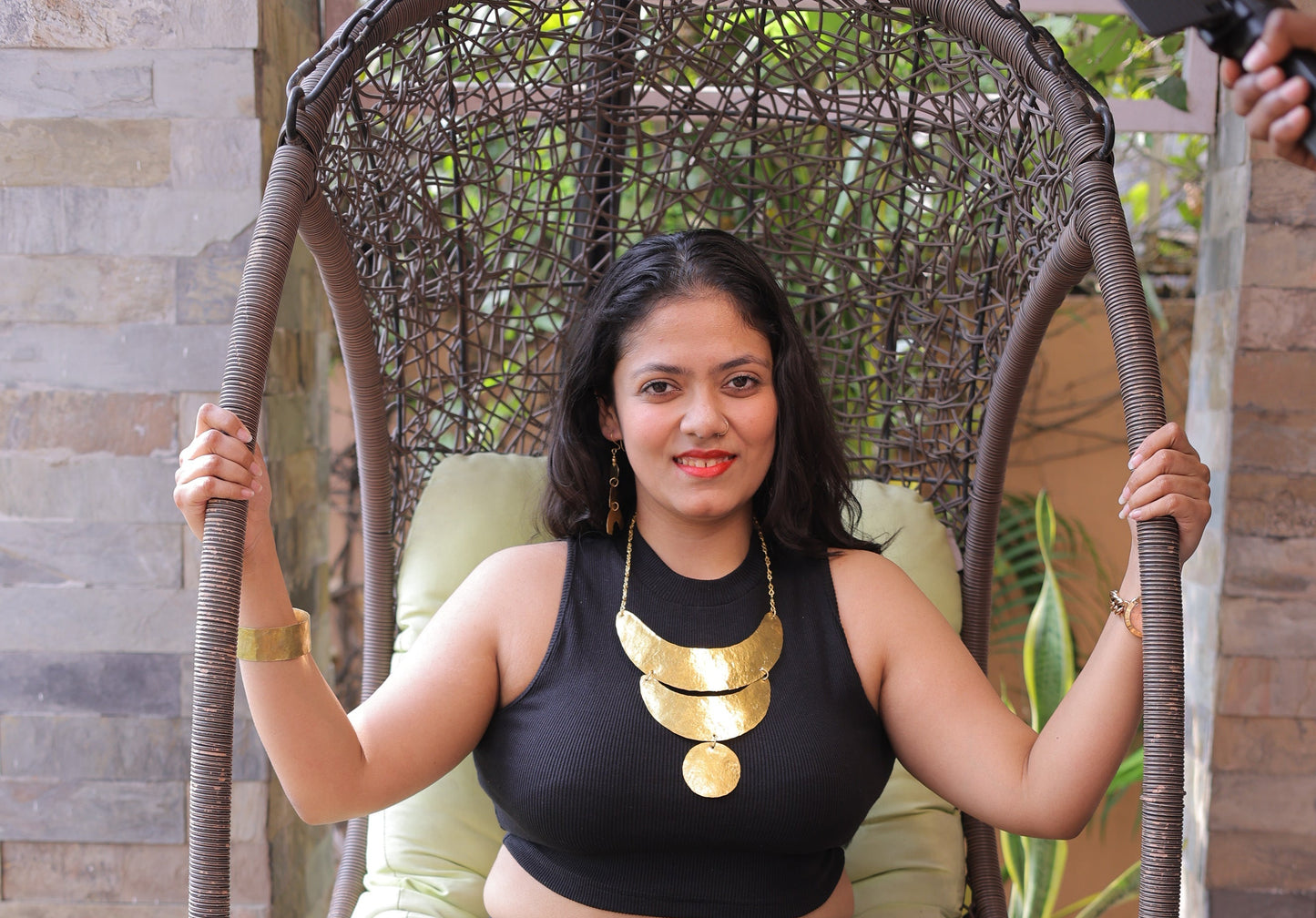 Amara Contemporary Dokra Necklace