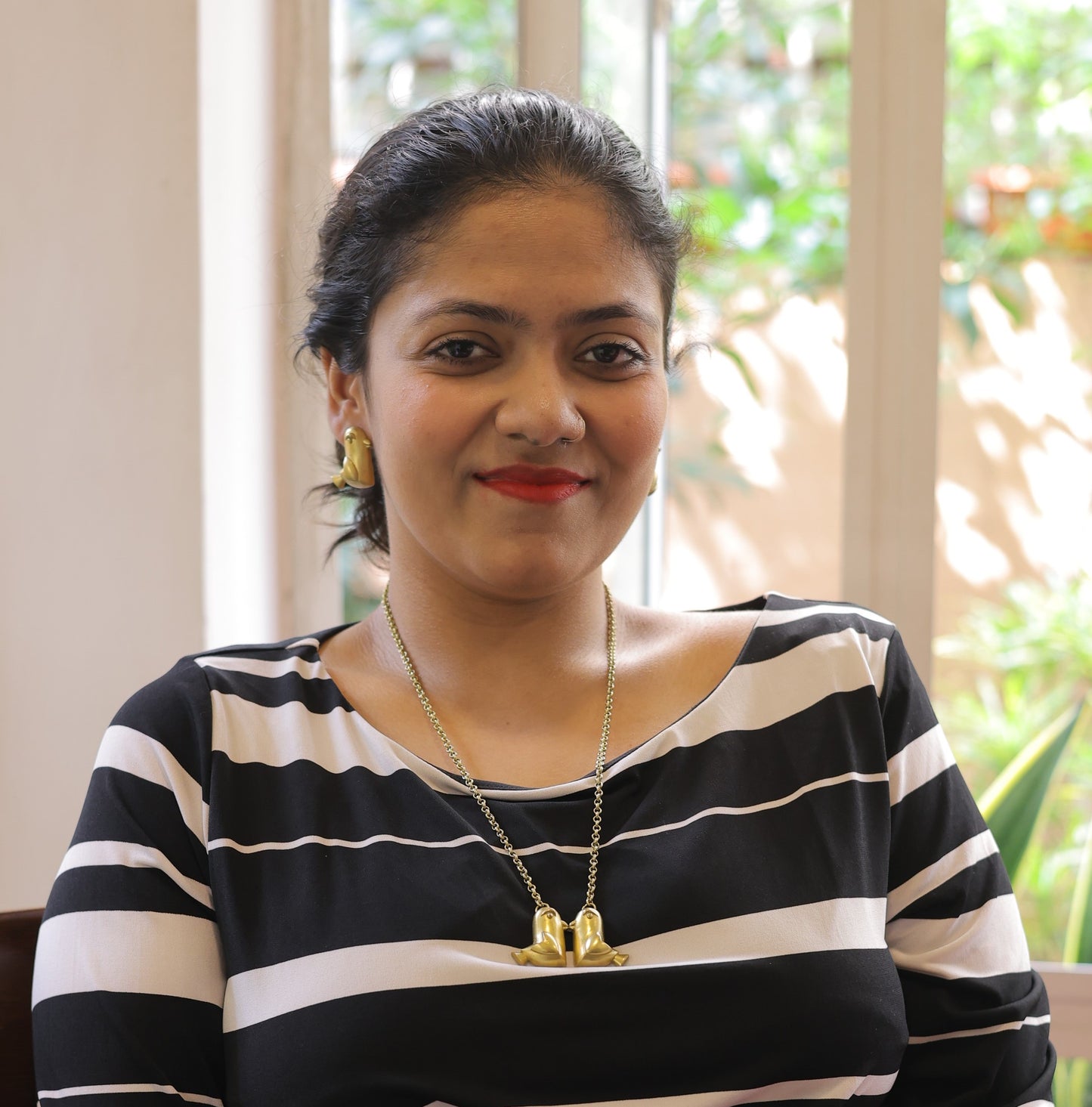 Chaitali Brass Necklace & Earrings set