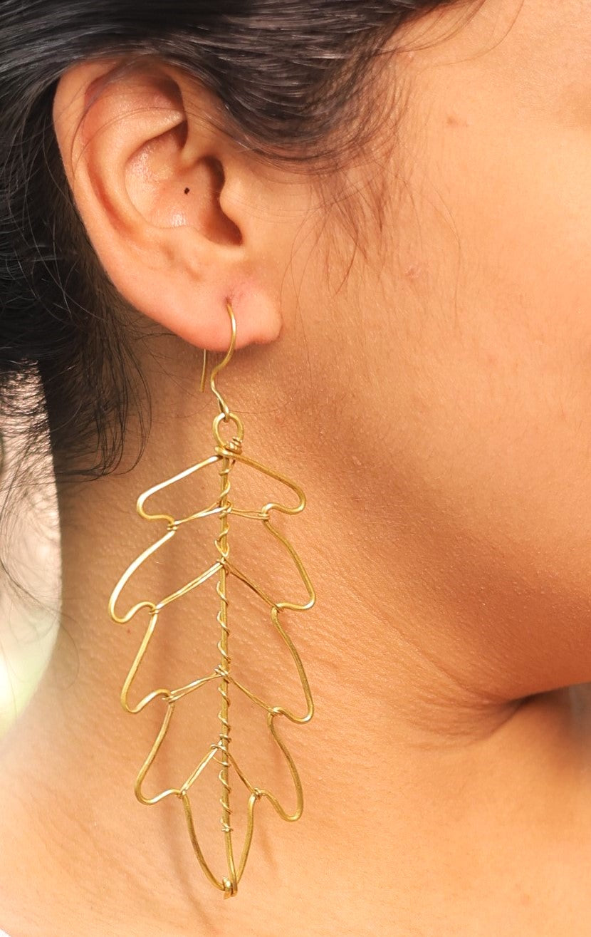 Paridhi Contemporary Dokra Earrings