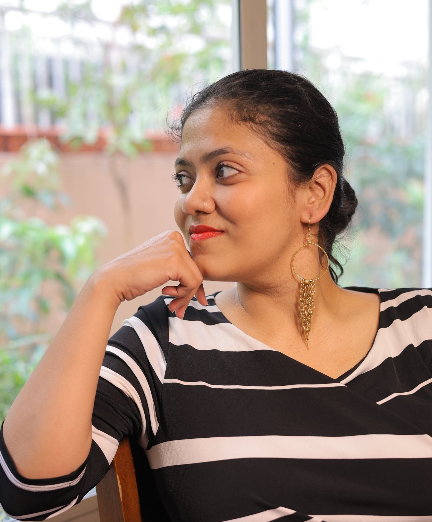 Namrata Contemporary Dokra Earrings