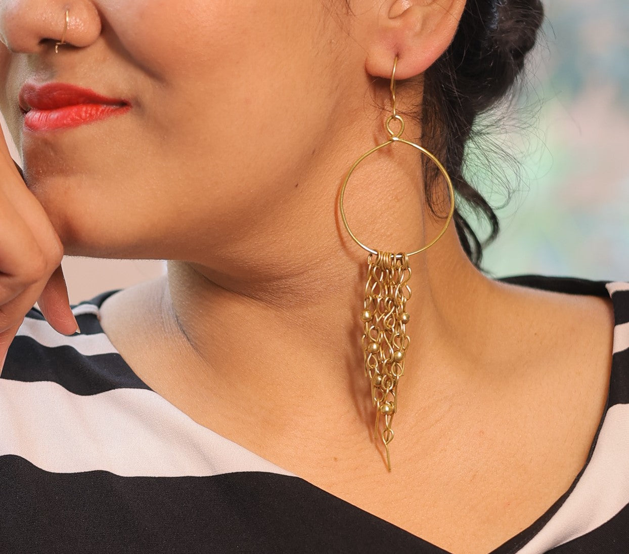 Namrata Contemporary Dokra Earrings