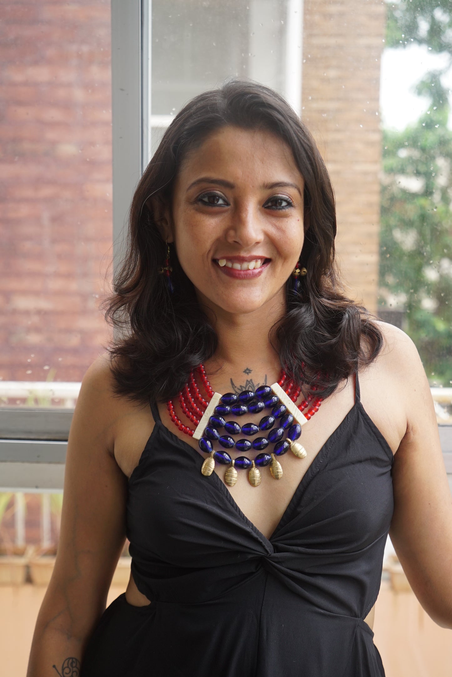 Julia Naga Tribal Necklace & Earrings set