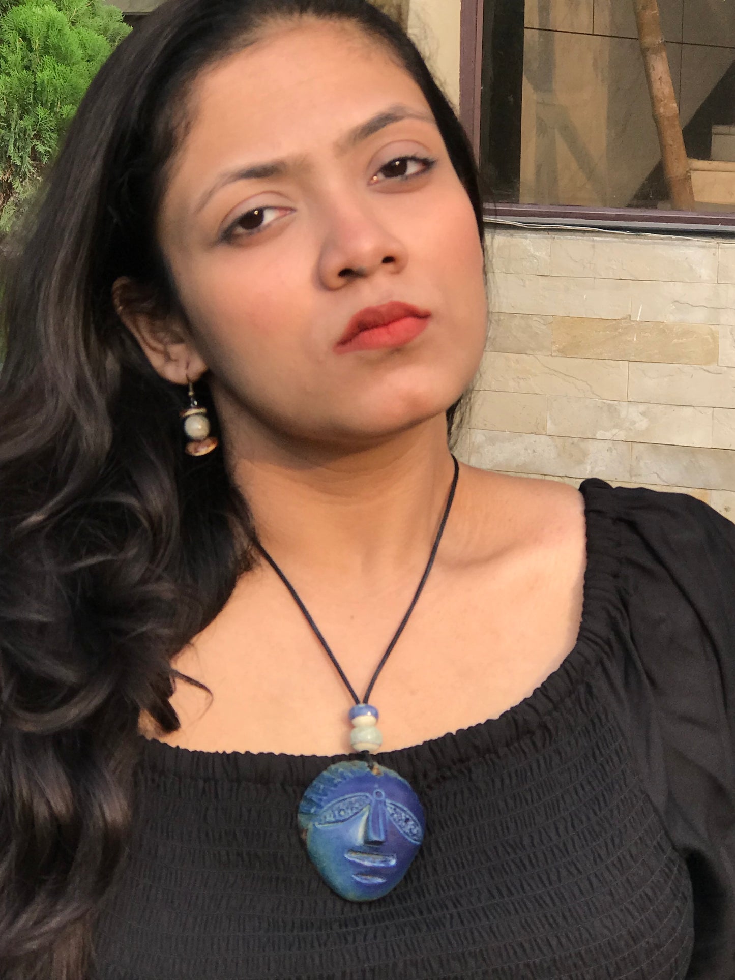 Bamby Ceramic Necklace & Earring set