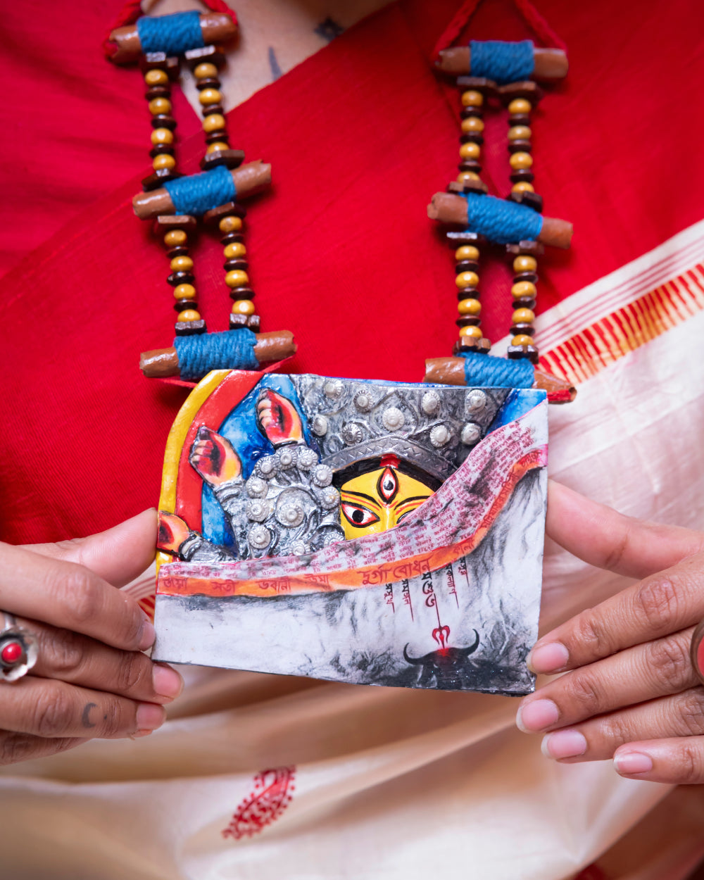 Eshwari Clay Necklace & Earring set