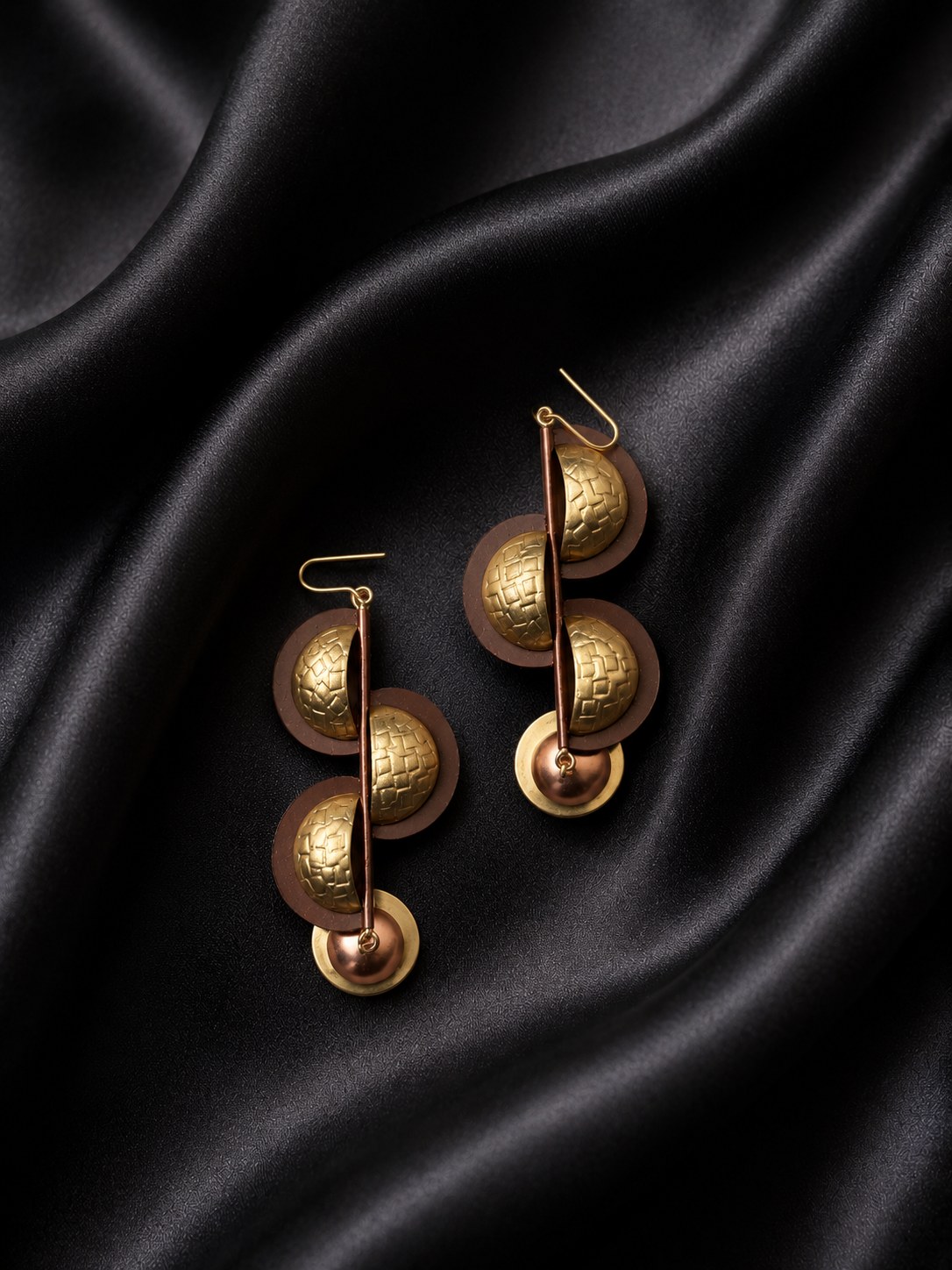 Madelyn Copper & Brass Earrings
