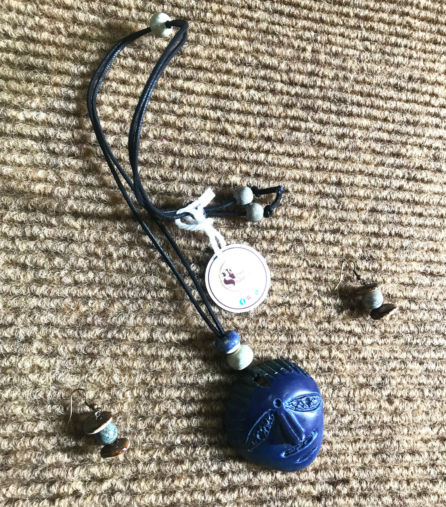 Bamby Ceramic Necklace & Earring set