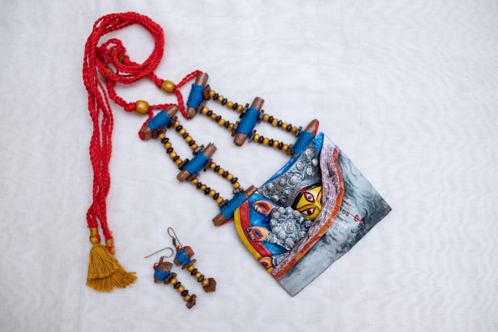 Eshwari Clay Necklace & Earring set