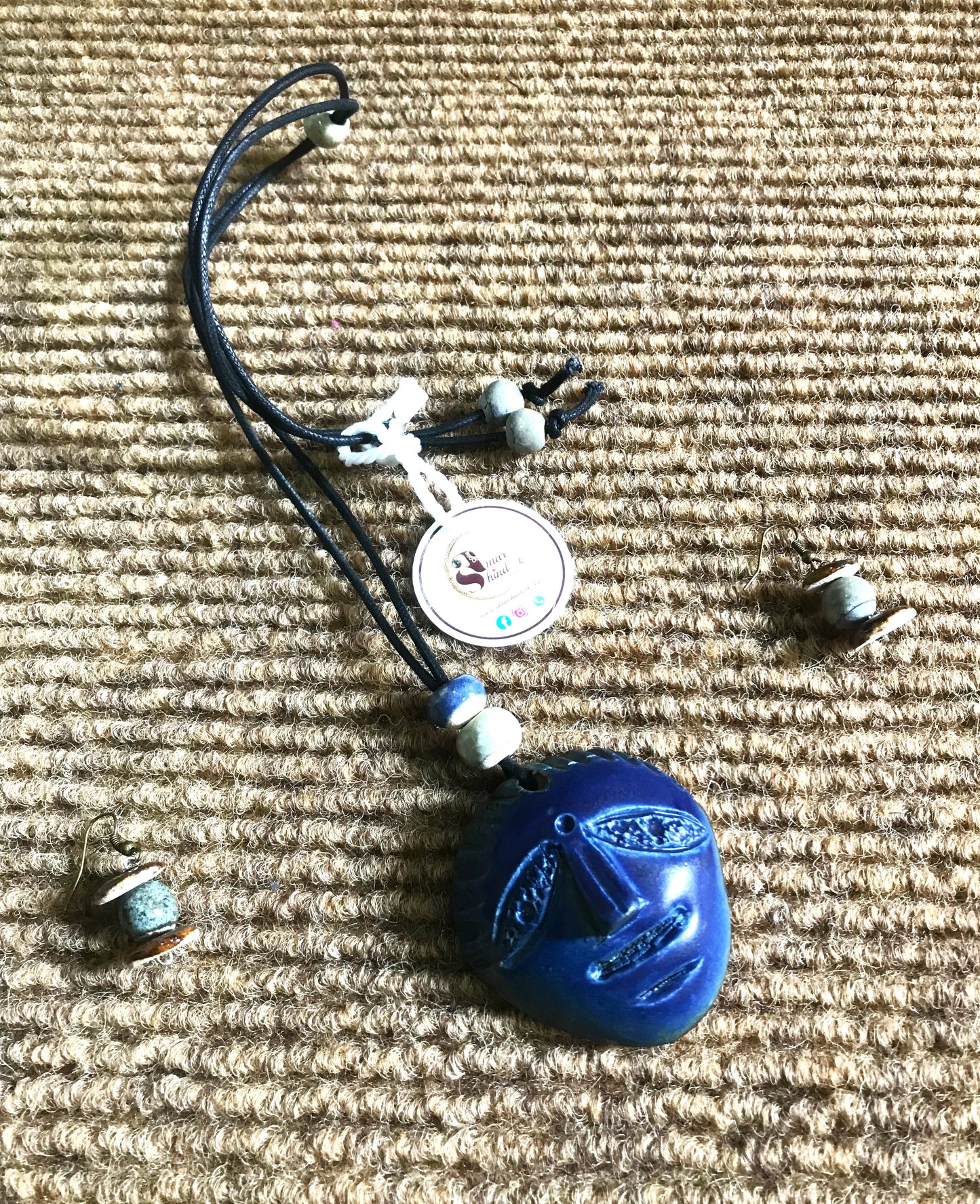 Bamby Ceramic Necklace & Earring set