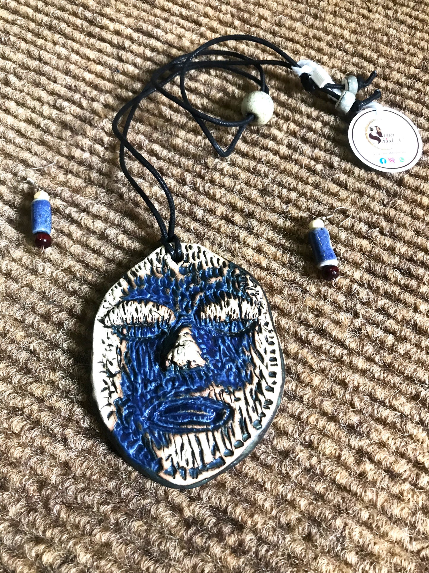 Isla Ceramic Necklace & Earring set
