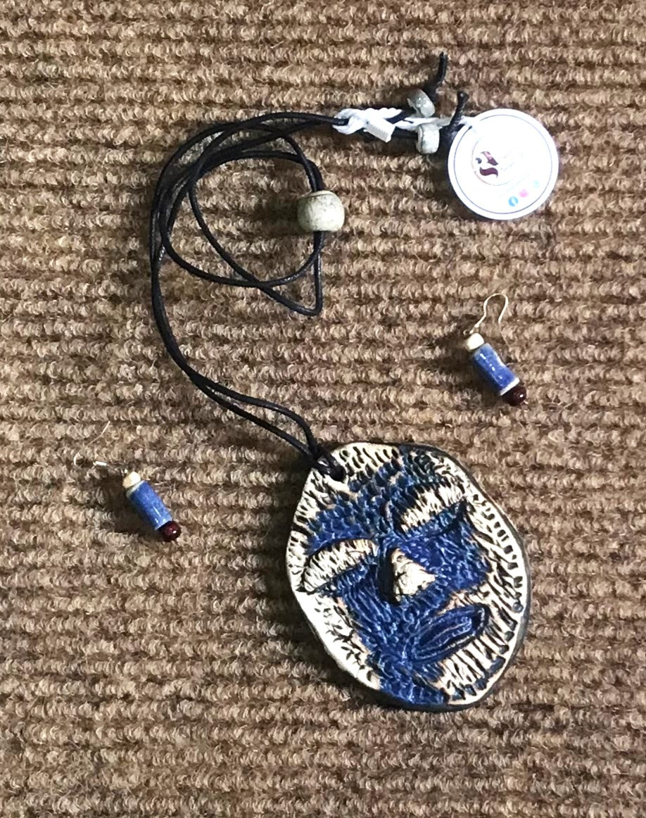 Isla Ceramic Necklace & Earring set