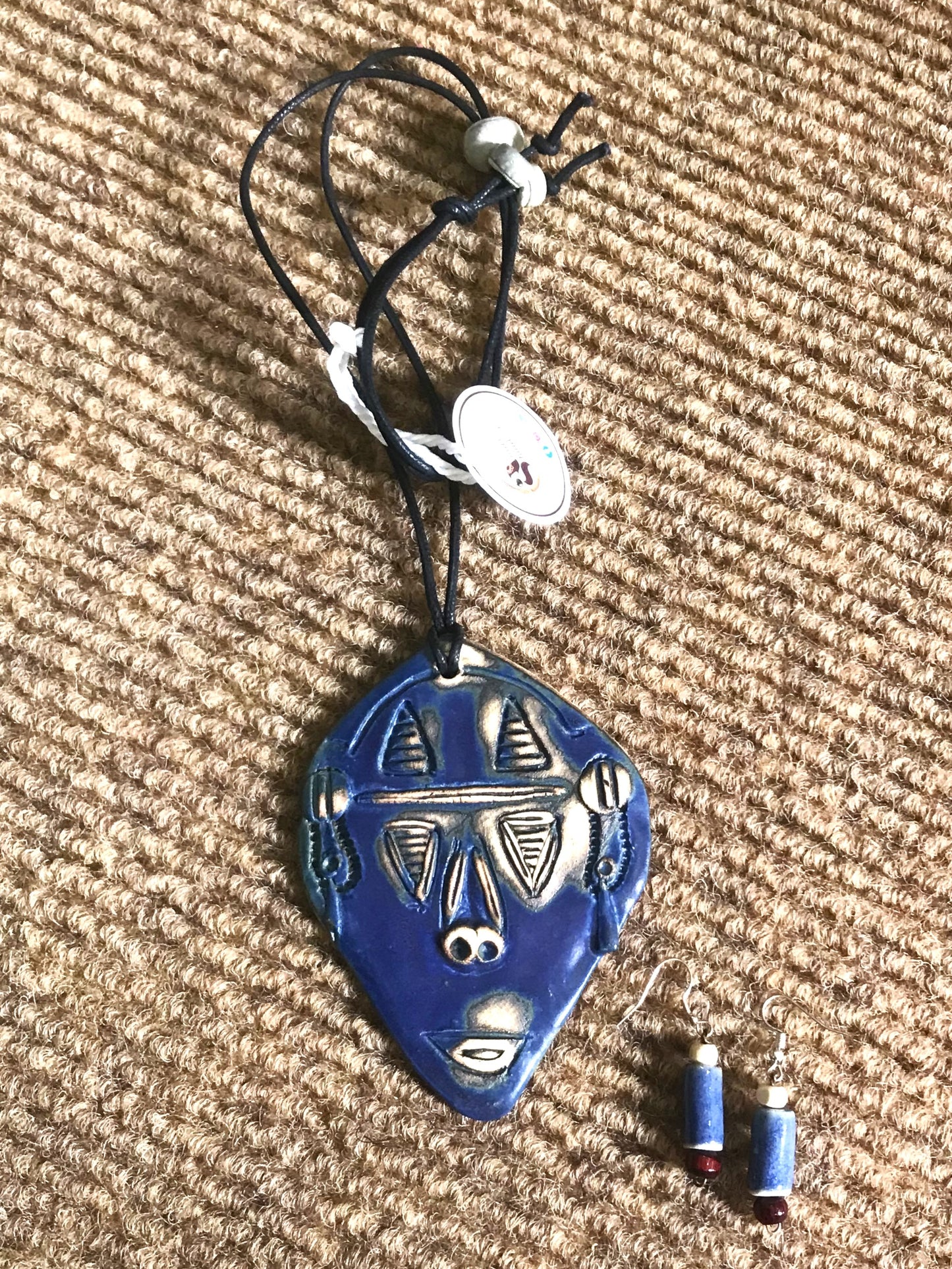 Sienna Ceramic Necklace & Earring set