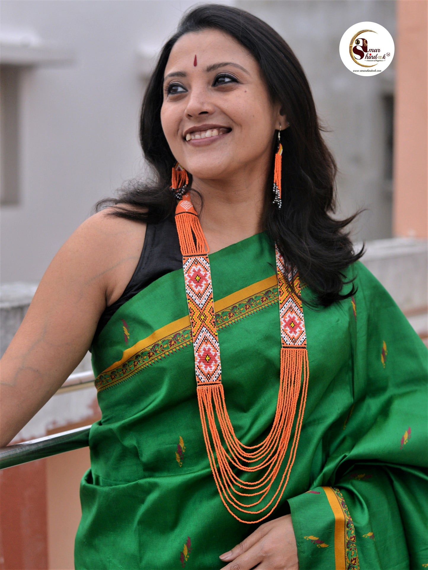 Berura Beads Necklace & Earrings Set