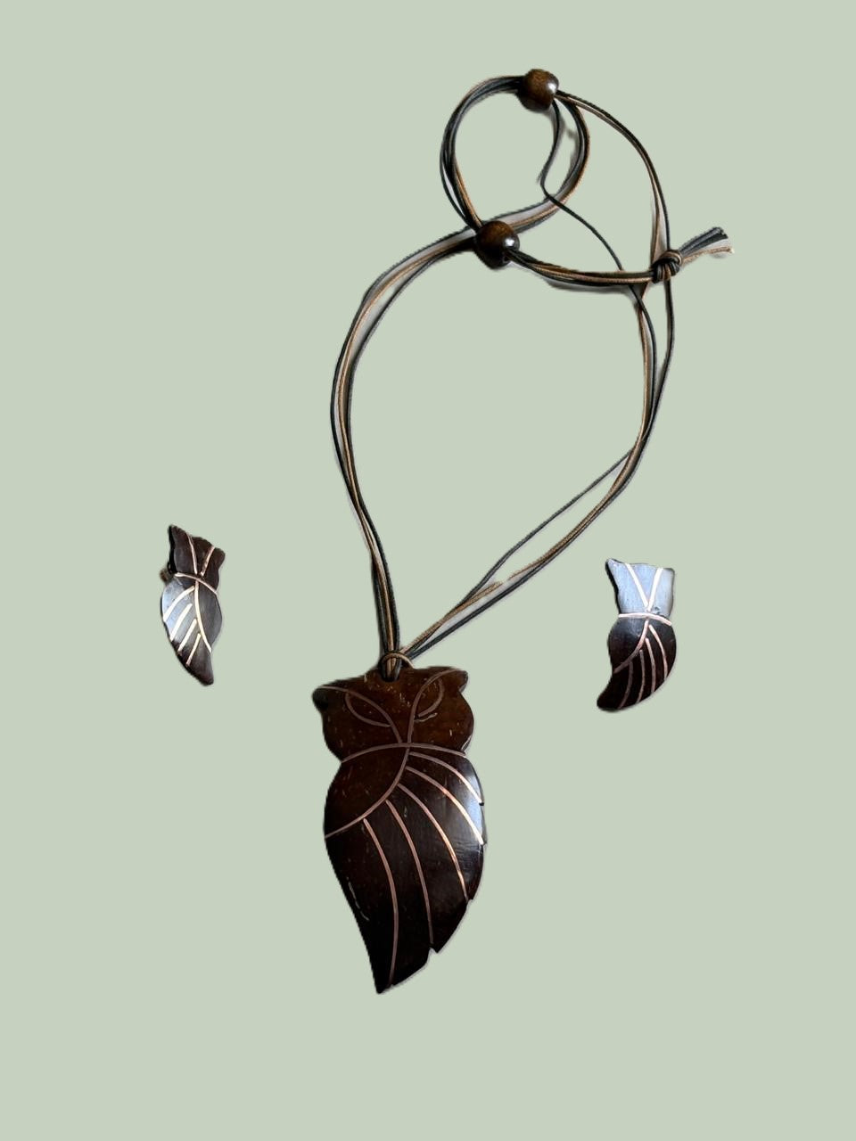 Anaya Coco Shell Necklace & Earring set