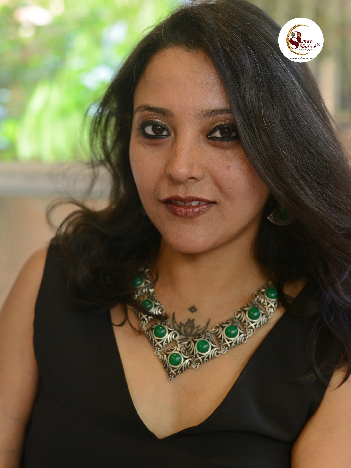 Zeenat Turkmeni Necklace & Earrings Set