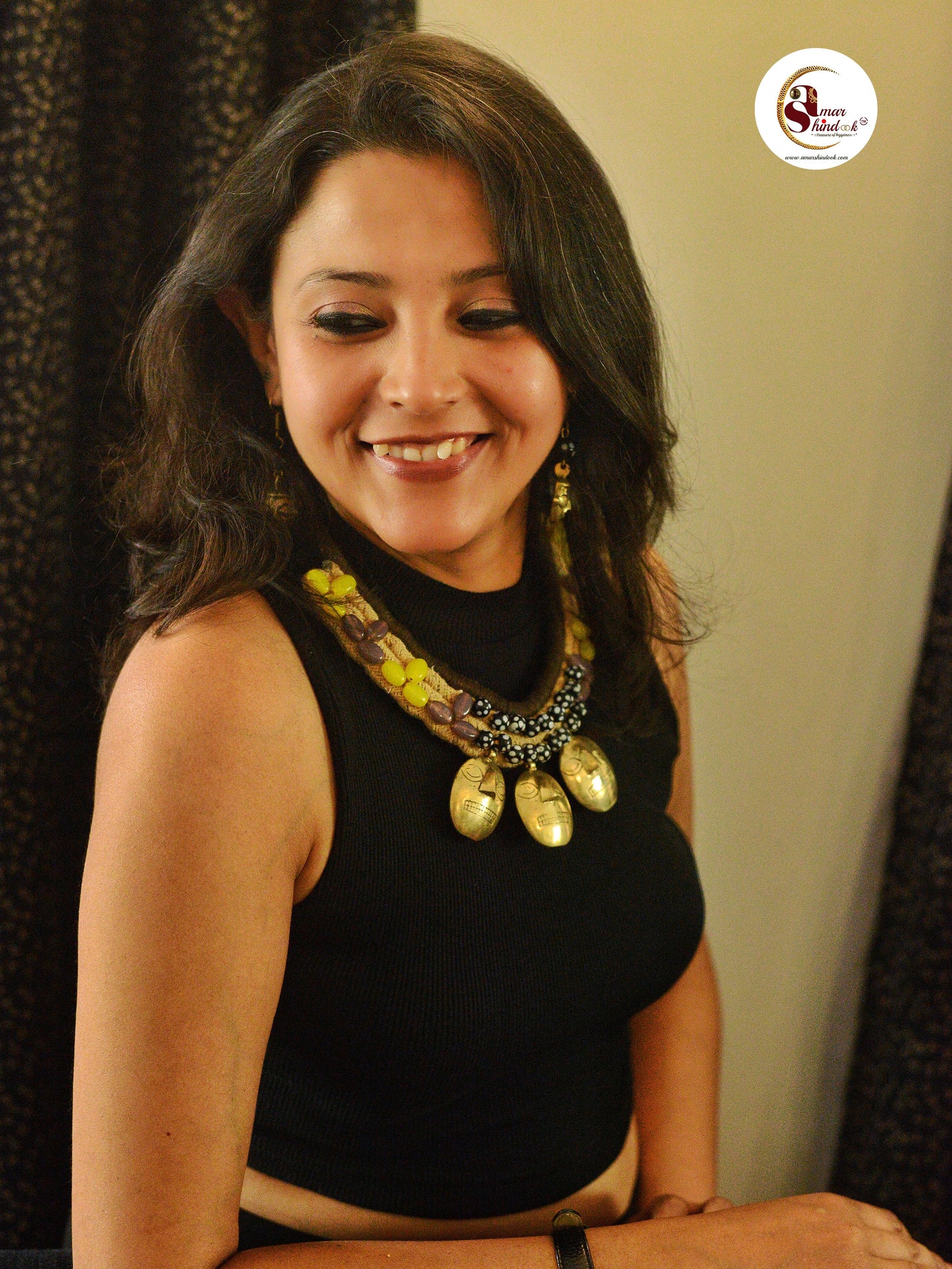 Alma Naga Tribal Necklace & Earrings set