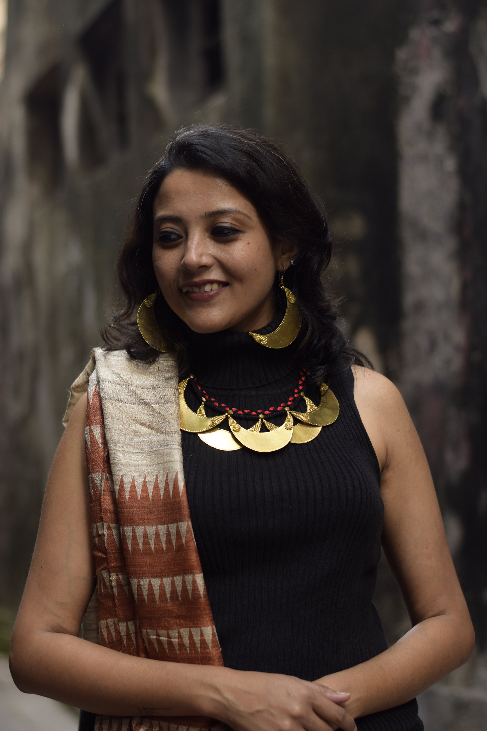 Ojasvi Dokra Jewellery Necklace & Earrings Set