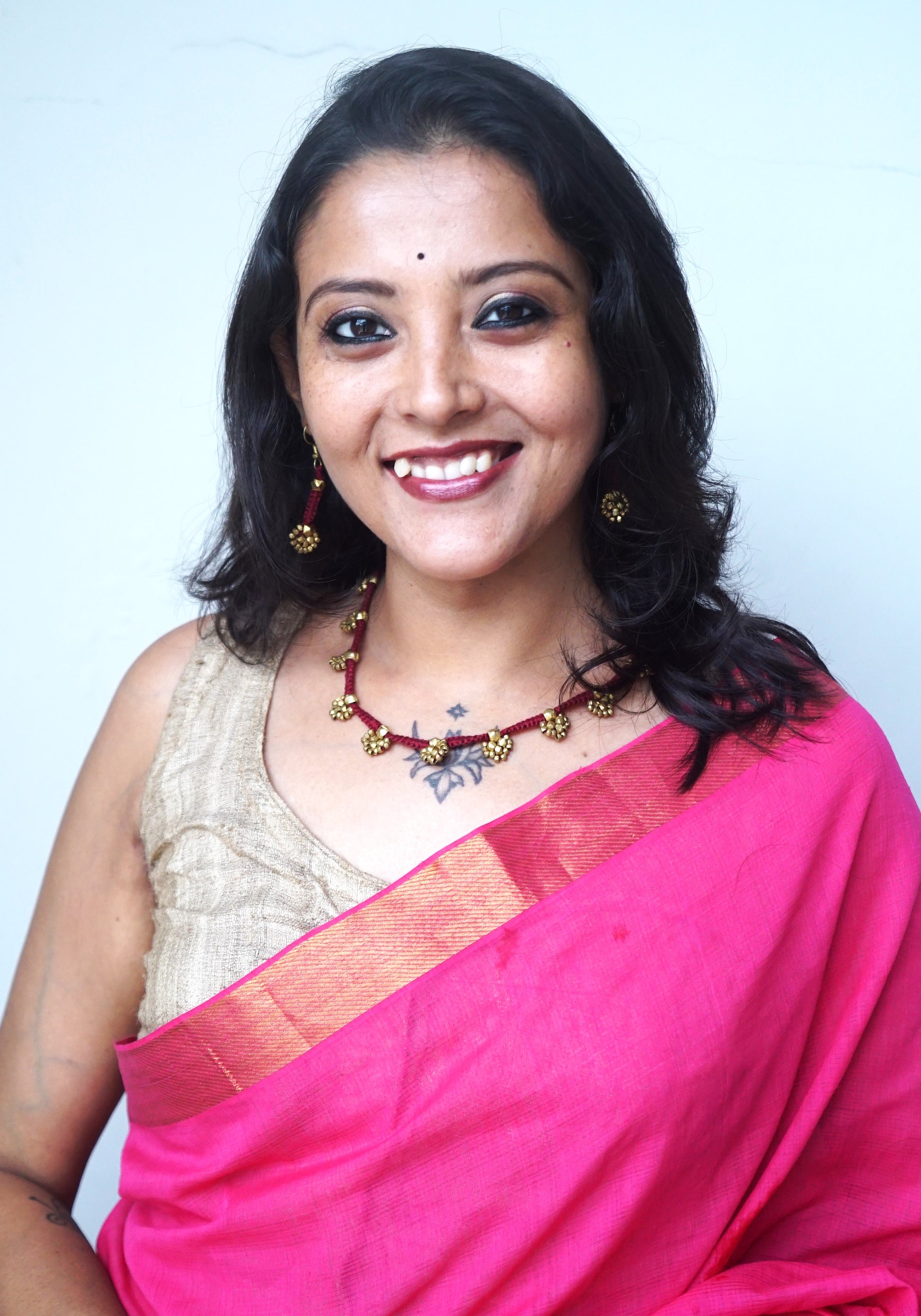 Tanvi Dokra Jewellery Necklace & Earrings  set