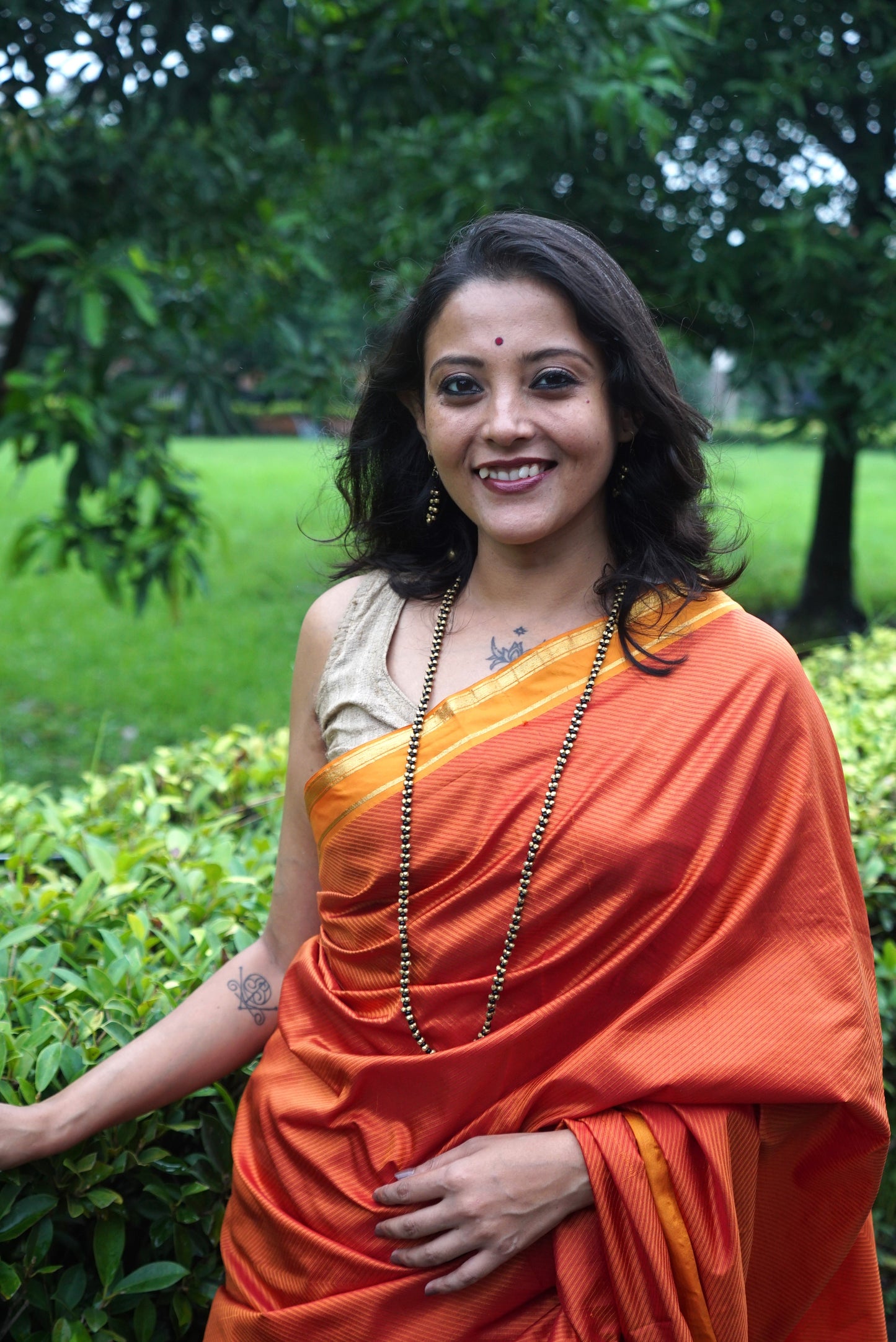 Tanishka Dokra Jewellery Necklace & Earrings Set