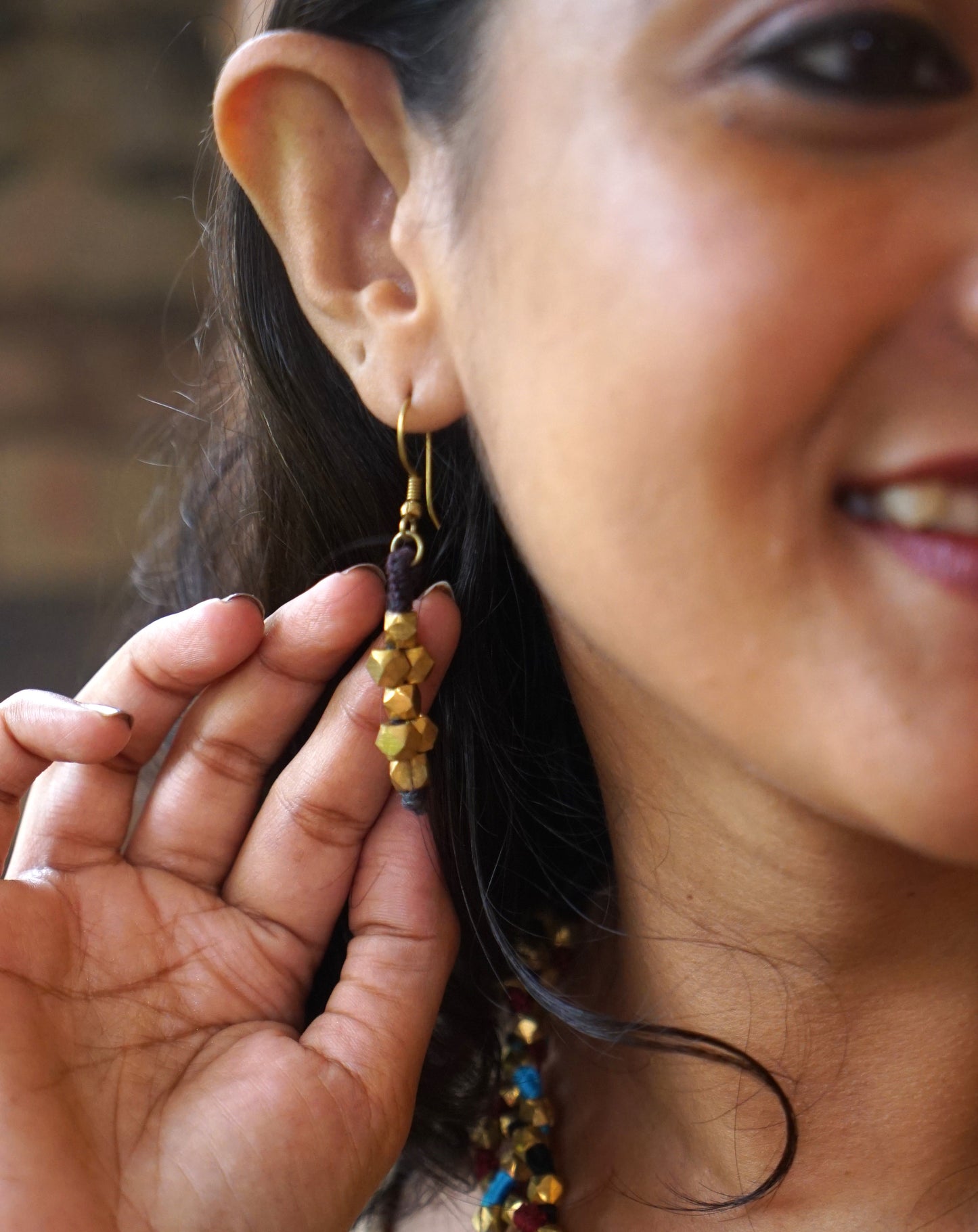 Aadita Dokra Jewellery Necklace & Earrings Set