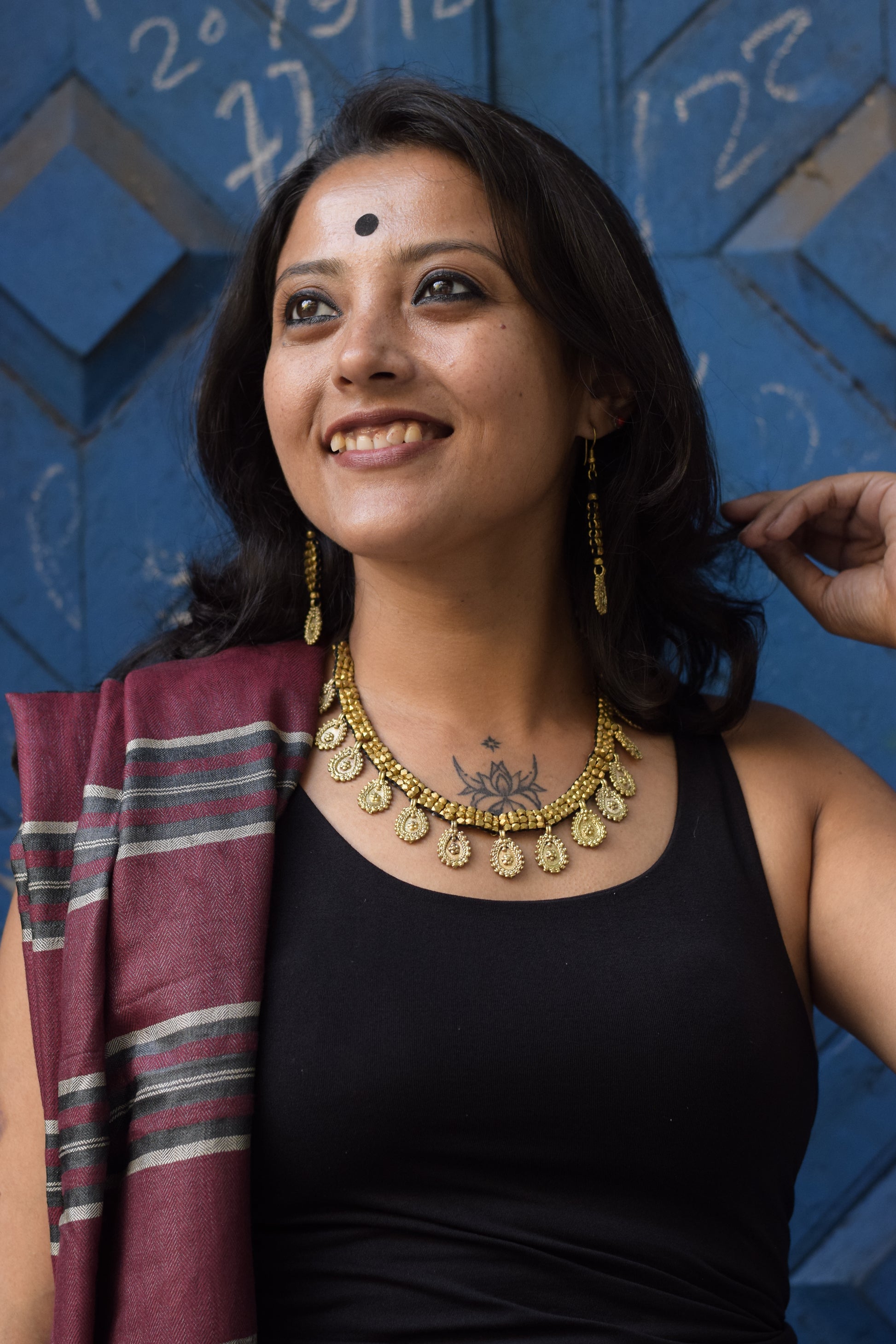 Saumya Dokra Jewellery Necklace & Earrings  set