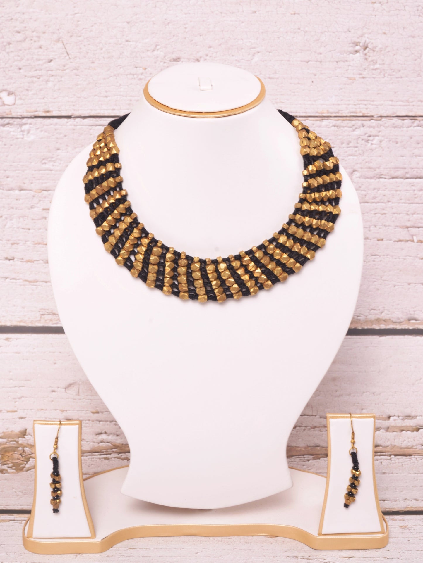 Radha Dokra Jewellery Necklace & Earrings set