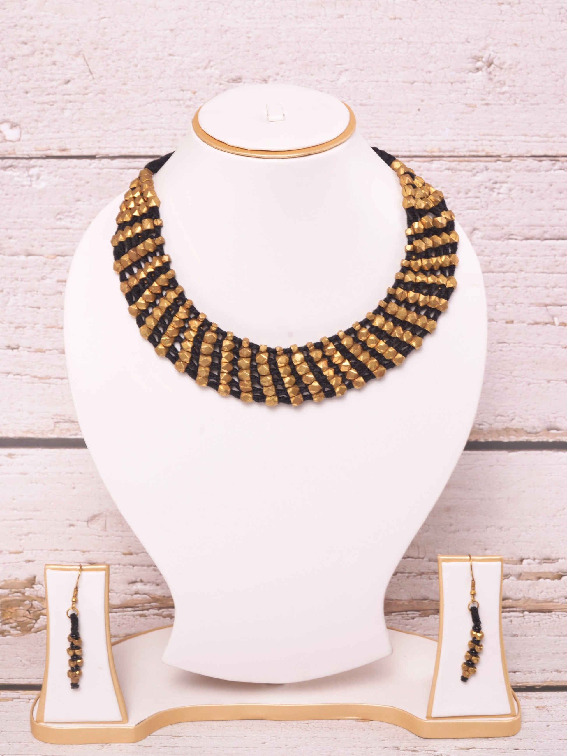 Radha Dokra Jewellery Necklace & Earrings set