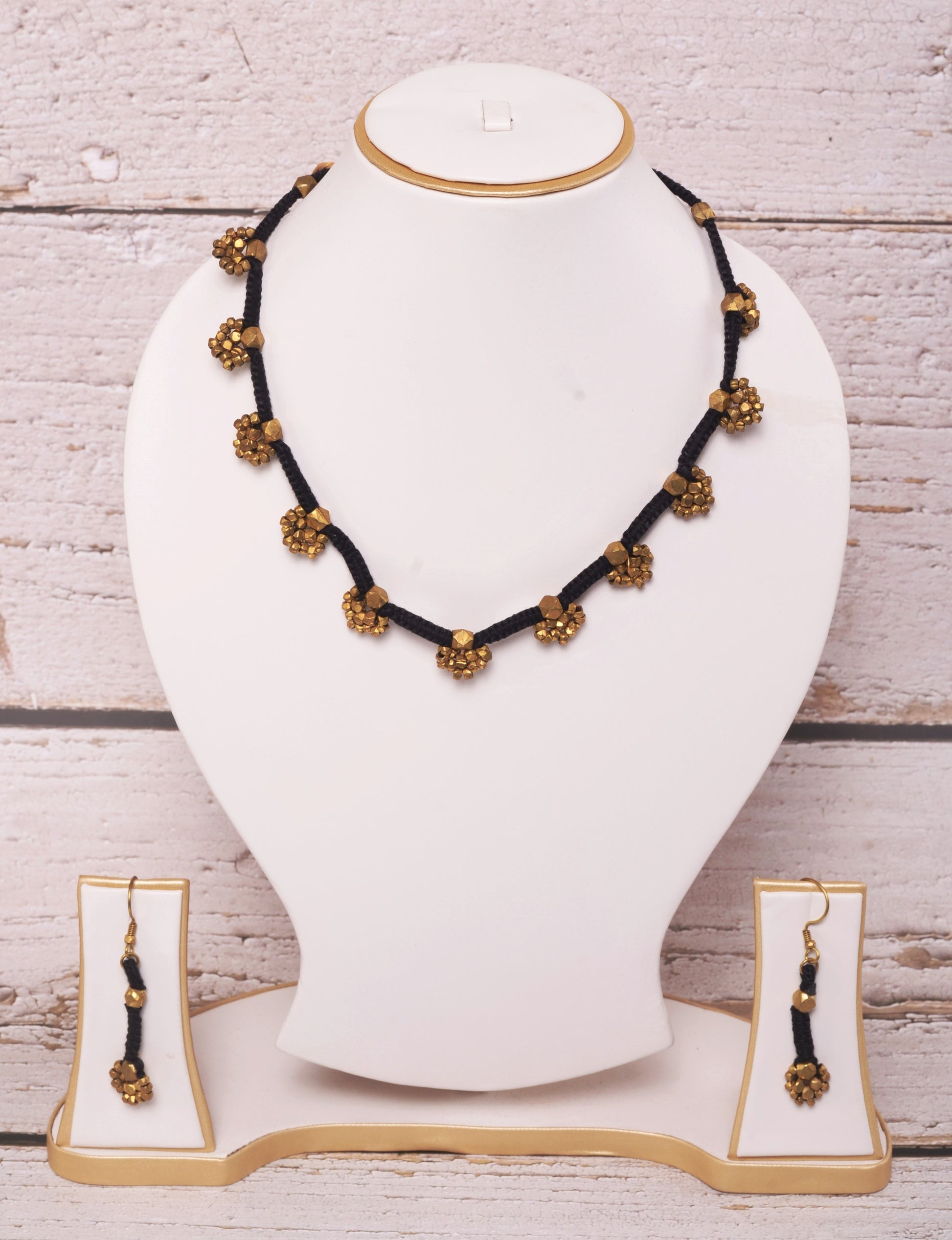 Shivani Dokra Jewellery Necklace & Earrings  set