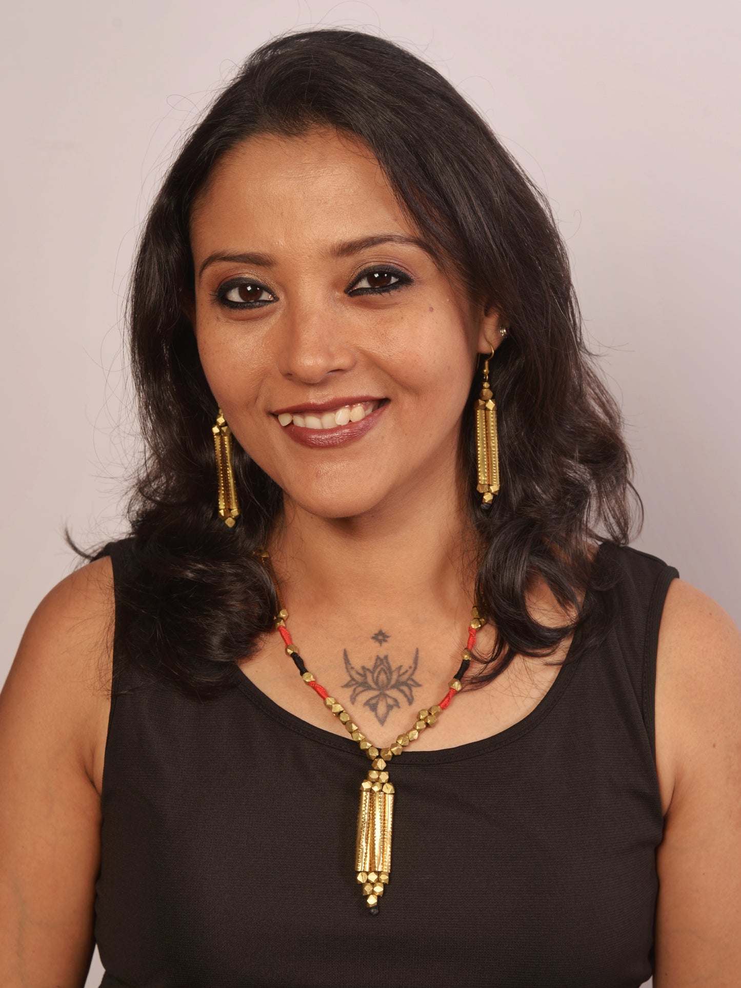 Sunita Dokra JewelleryNecklace & Earrings Set