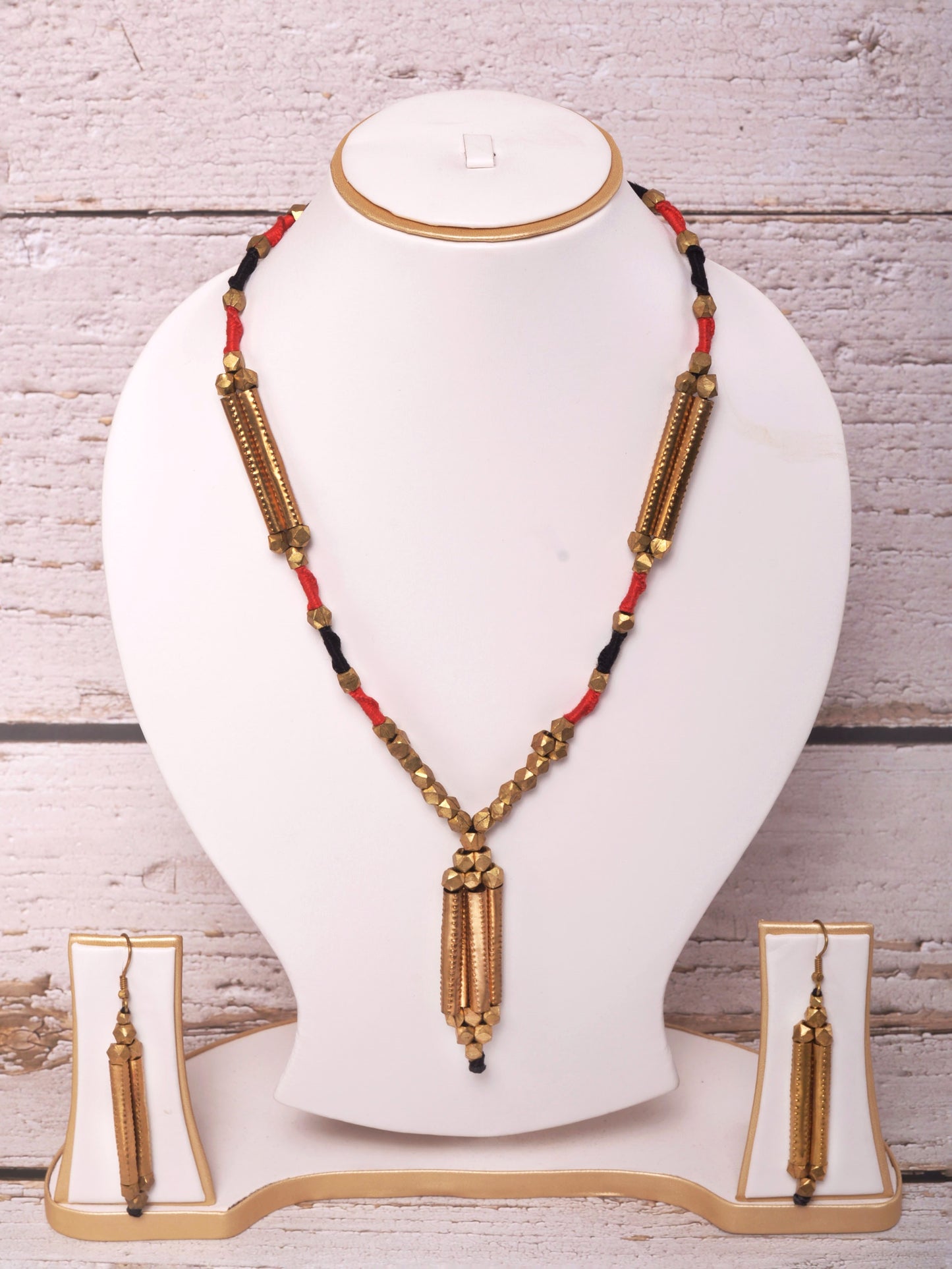 Sunita Dokra JewelleryNecklace & Earrings Set