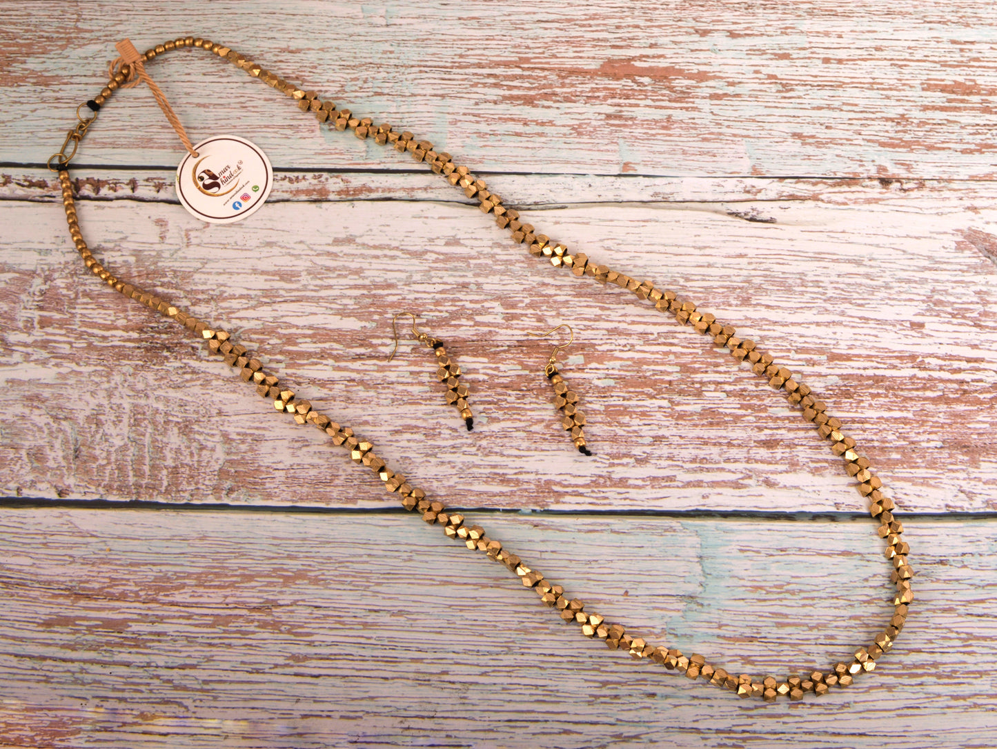 Aashna Dokra Necklace & Earrings  set