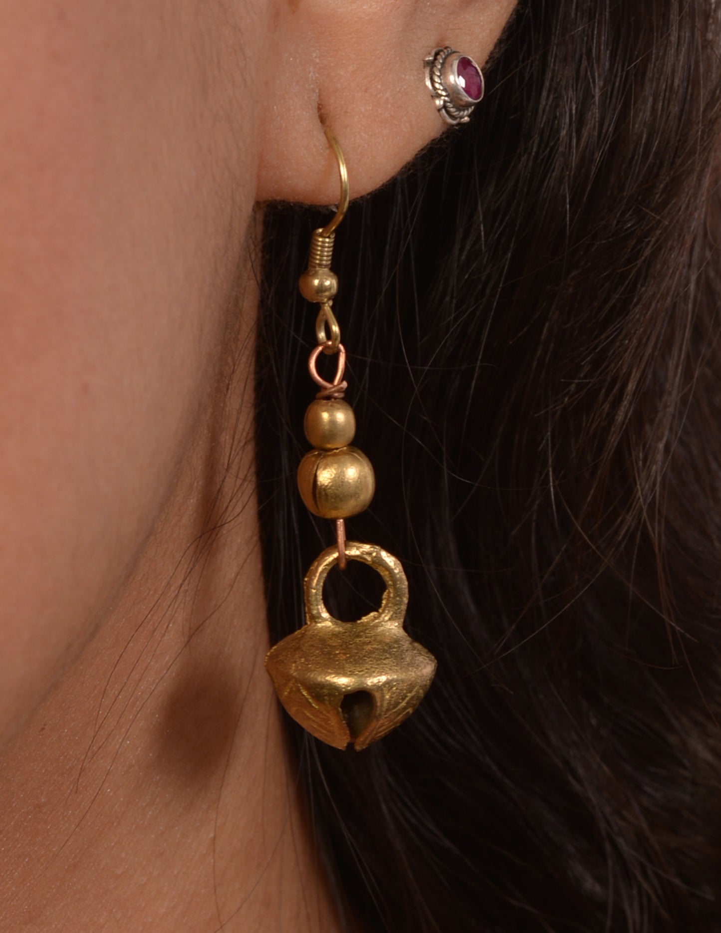 Avya Dokra Jewellery Hasli Necklace & Earrings Set