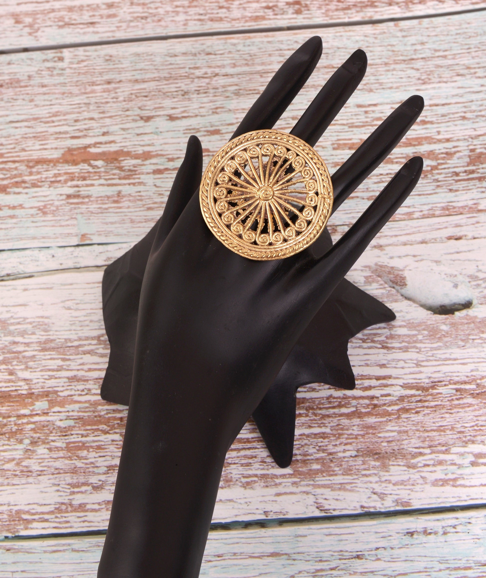 Adhyaya Dokra Jewellery Finger Ring