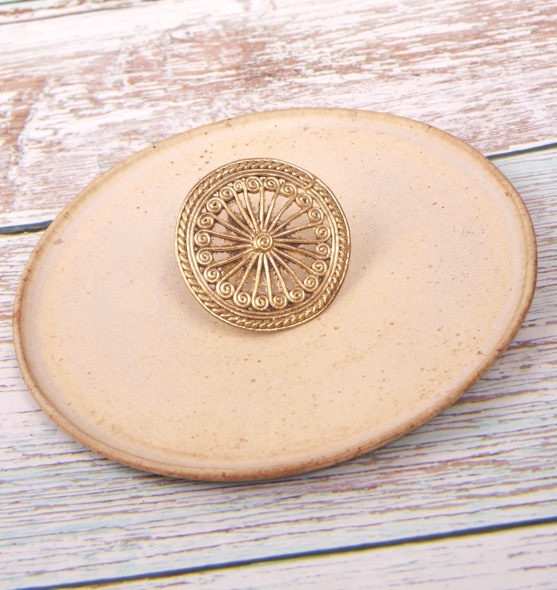 Adhyaya Dokra Jewellery Finger Ring