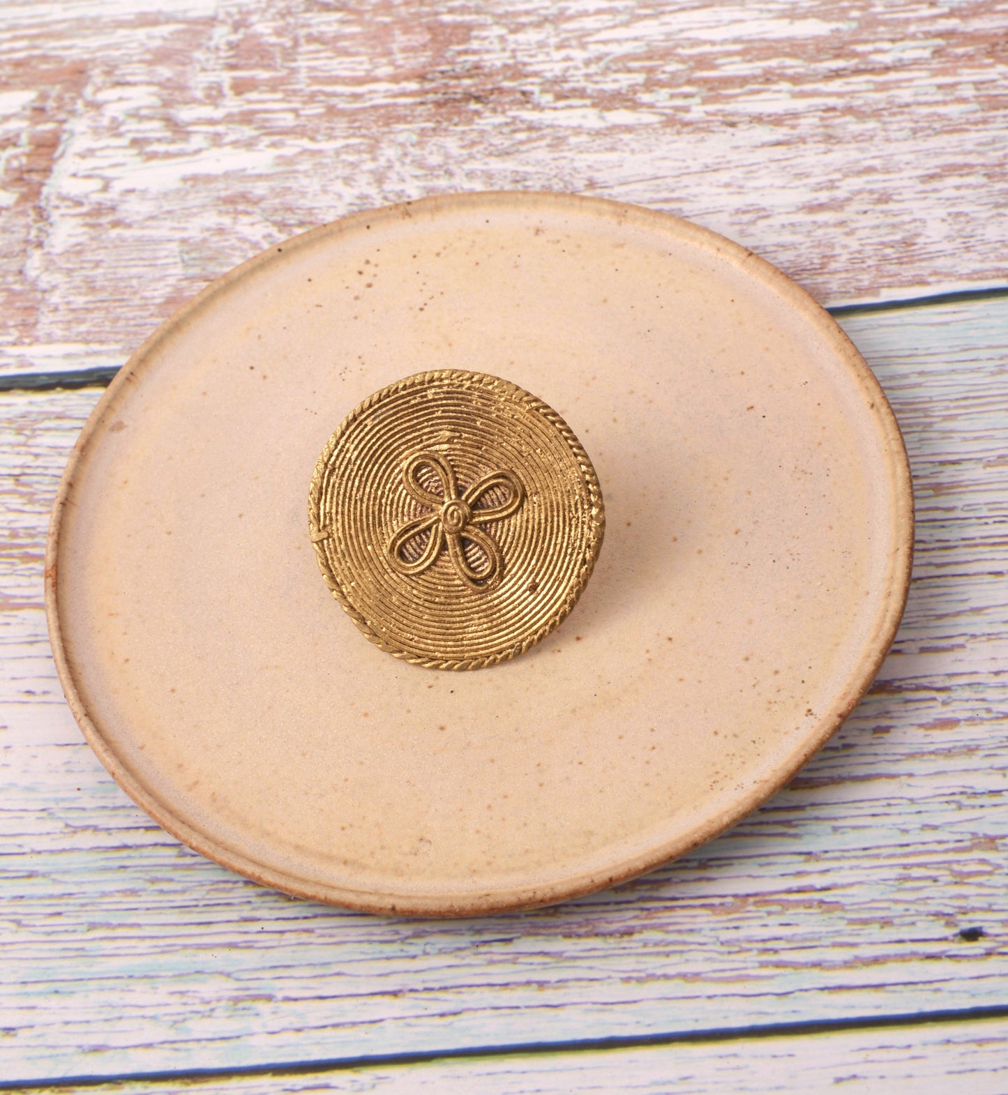 Agrima Dokra Finger Ring