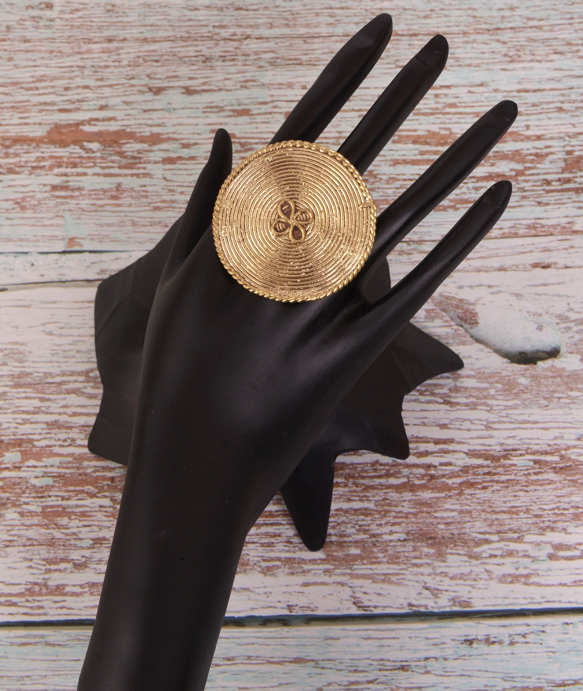 Tarushi Dokra Jewellery Finger Ring