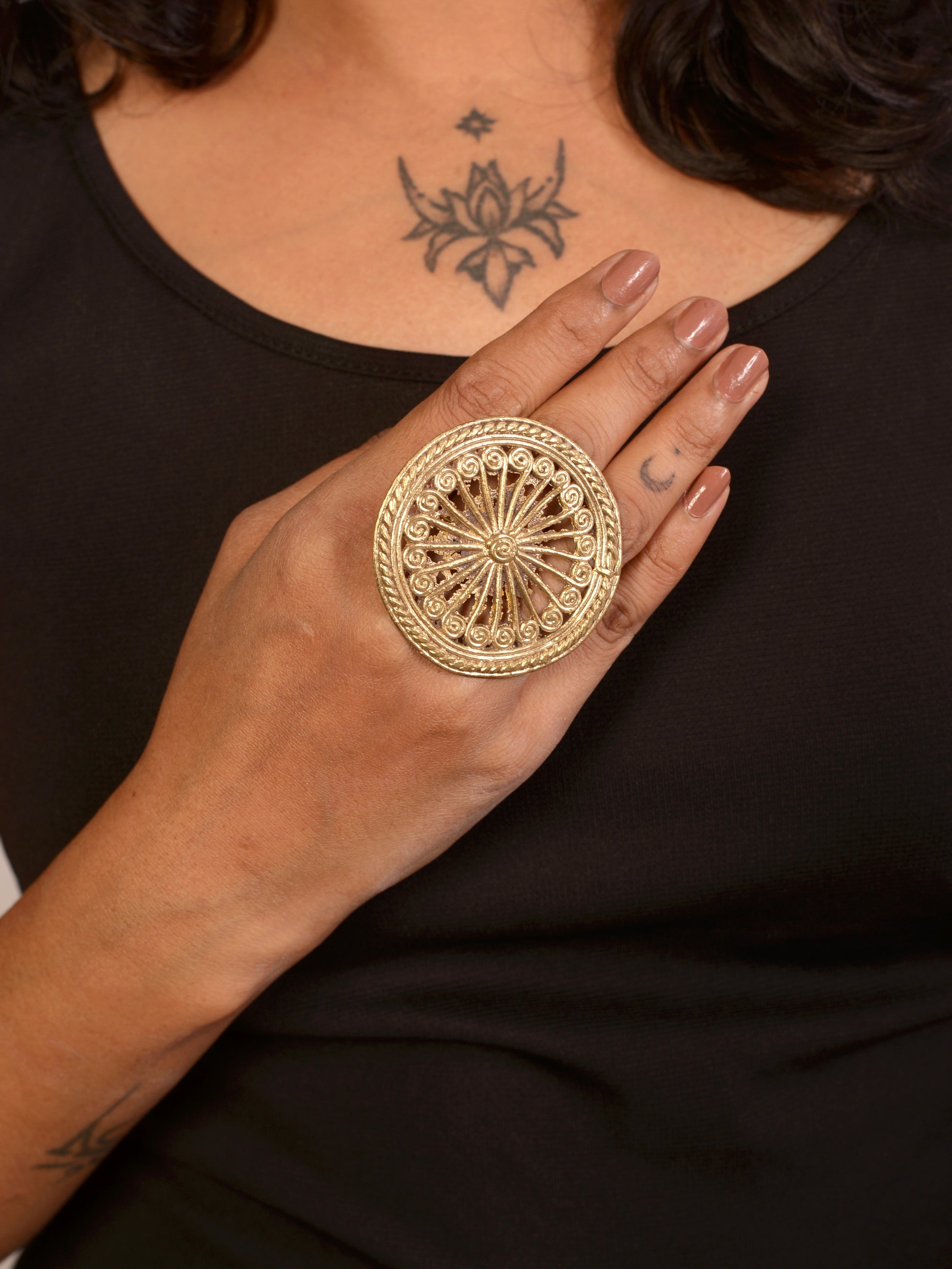 Adhyaya Dokra Jewellery Finger Ring
