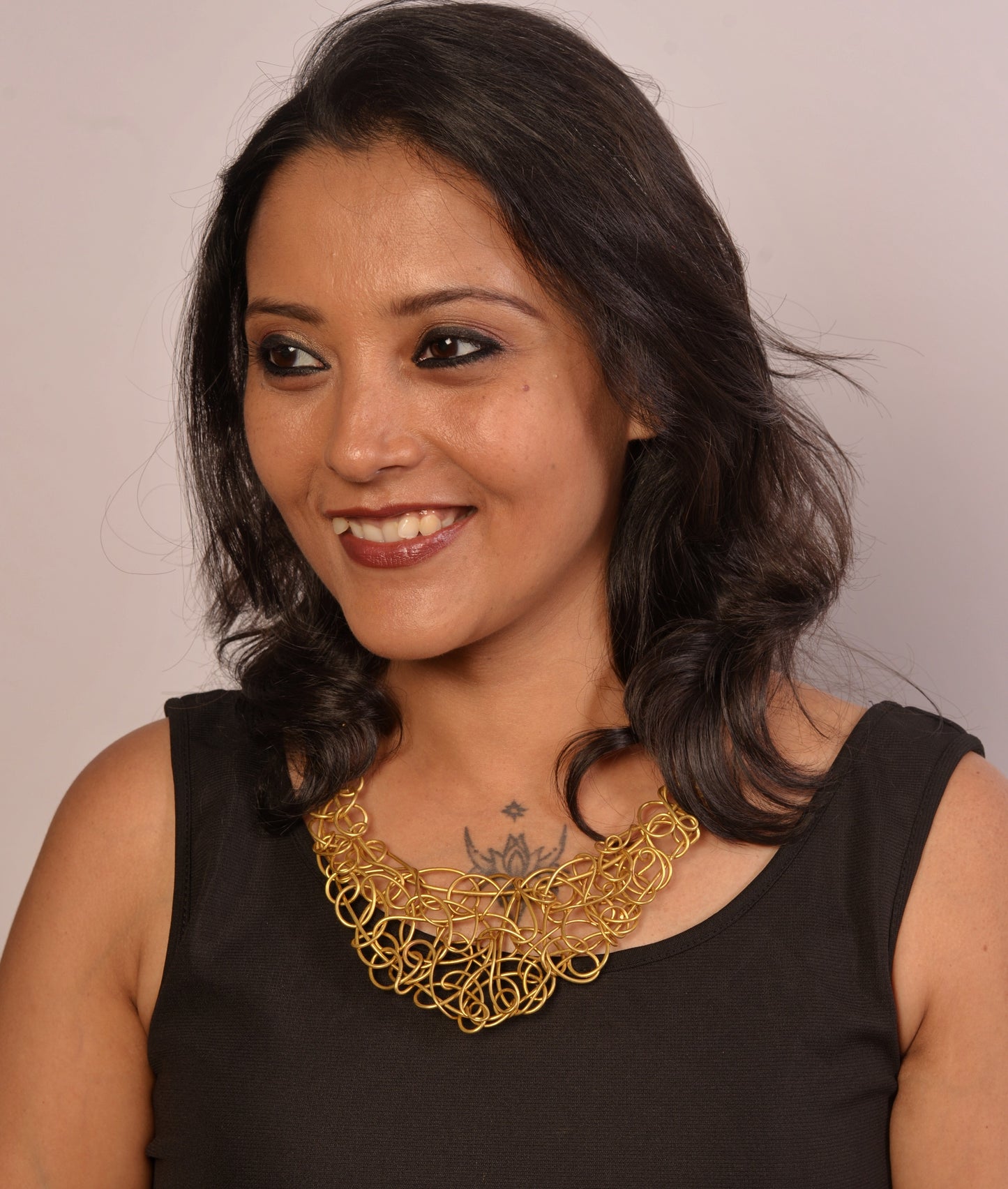 Devika Contemporary Dokra Necklace