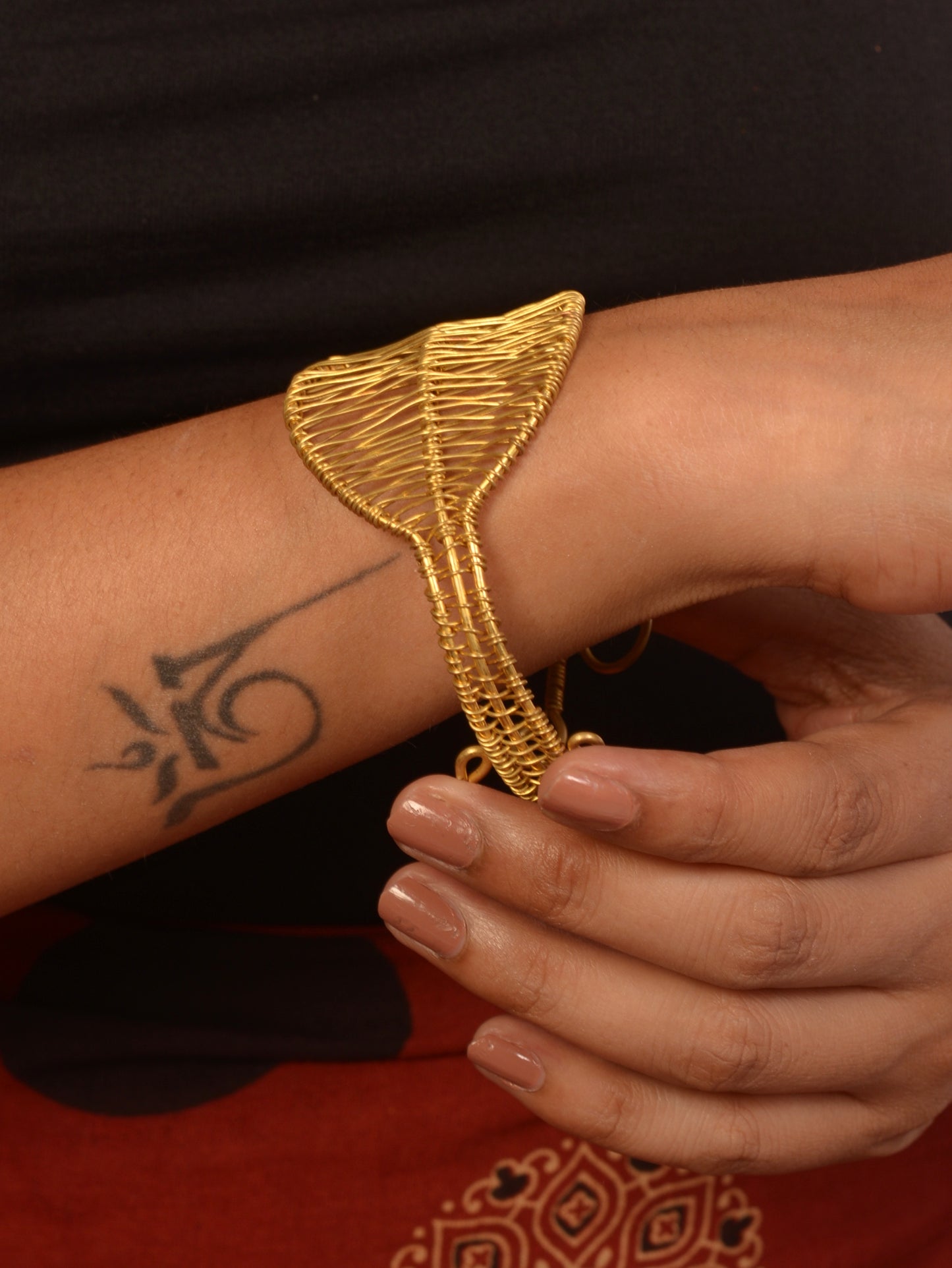 Pari Contemporary Dokra Bracelet