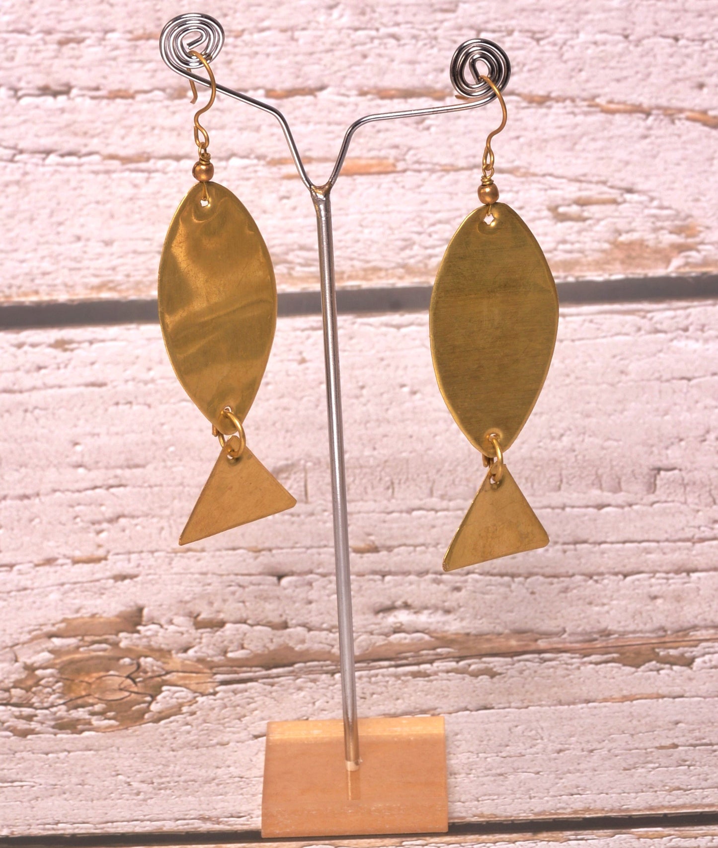 Raha Contemporary Dokra Earrings