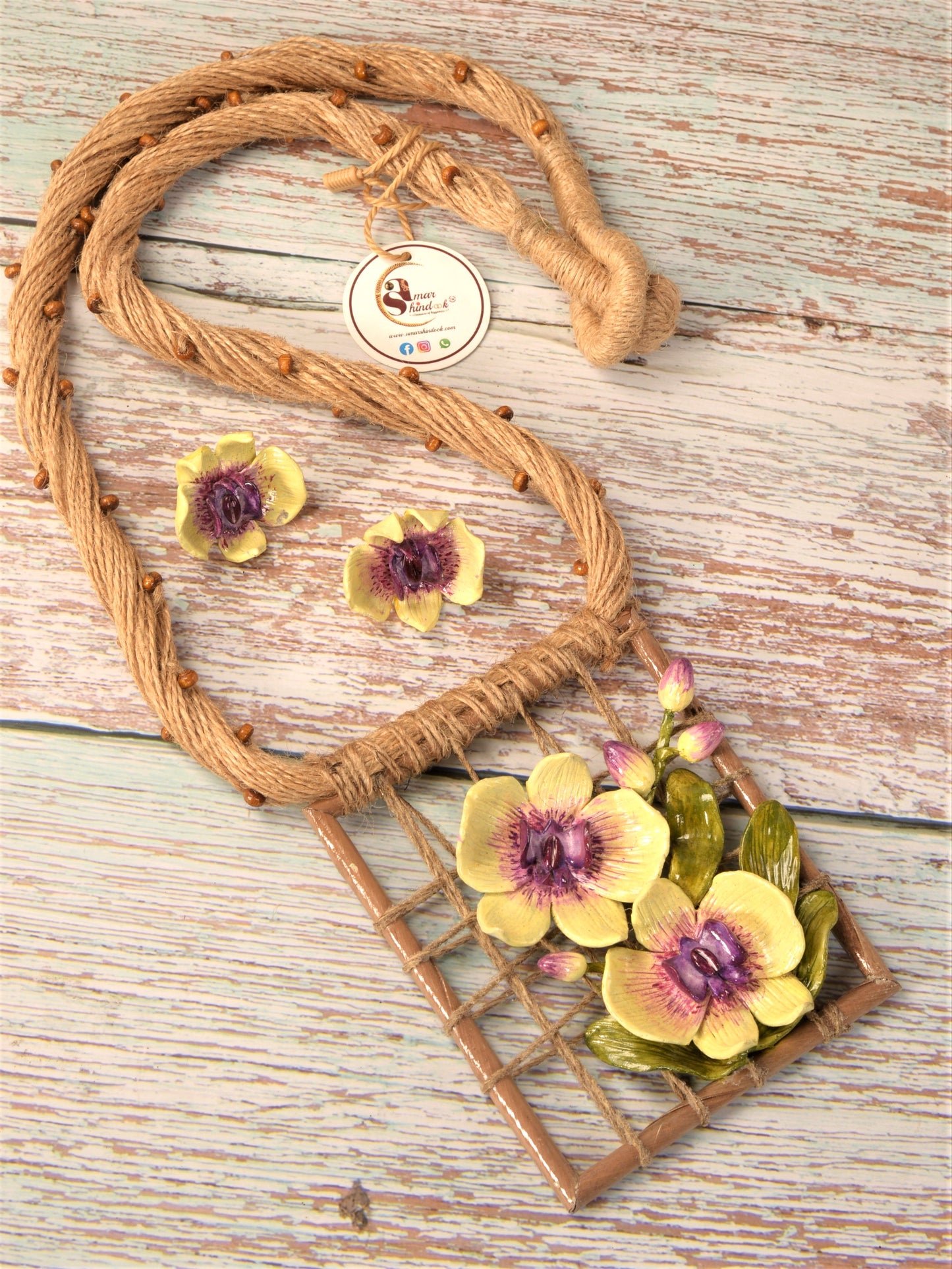 Kusum Clay Necklace & Earring set