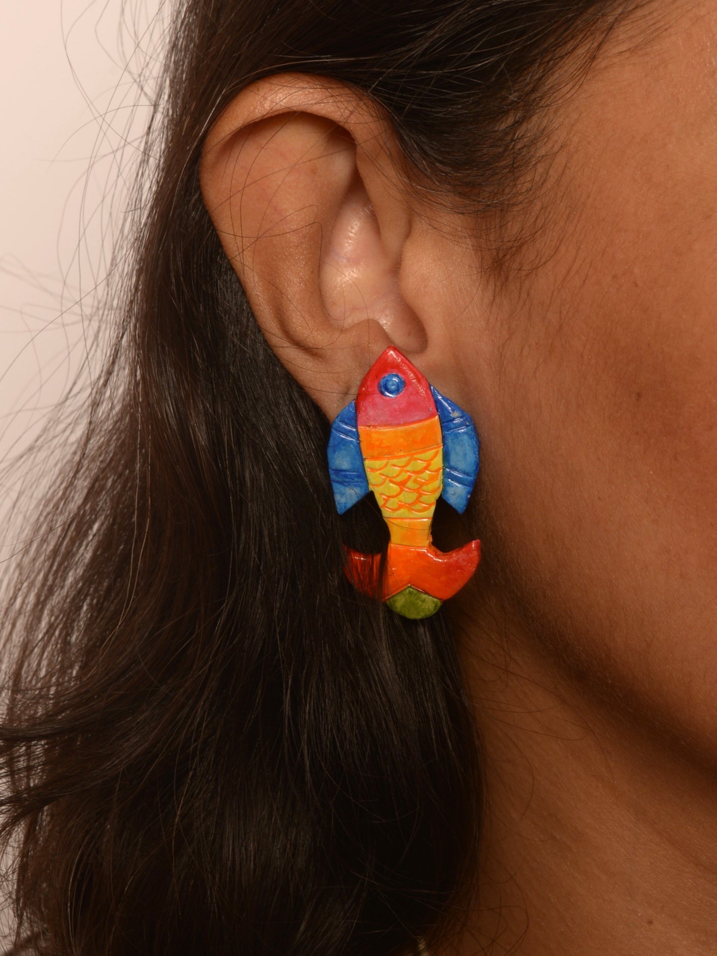 Maraja Clay Necklace & Earring set